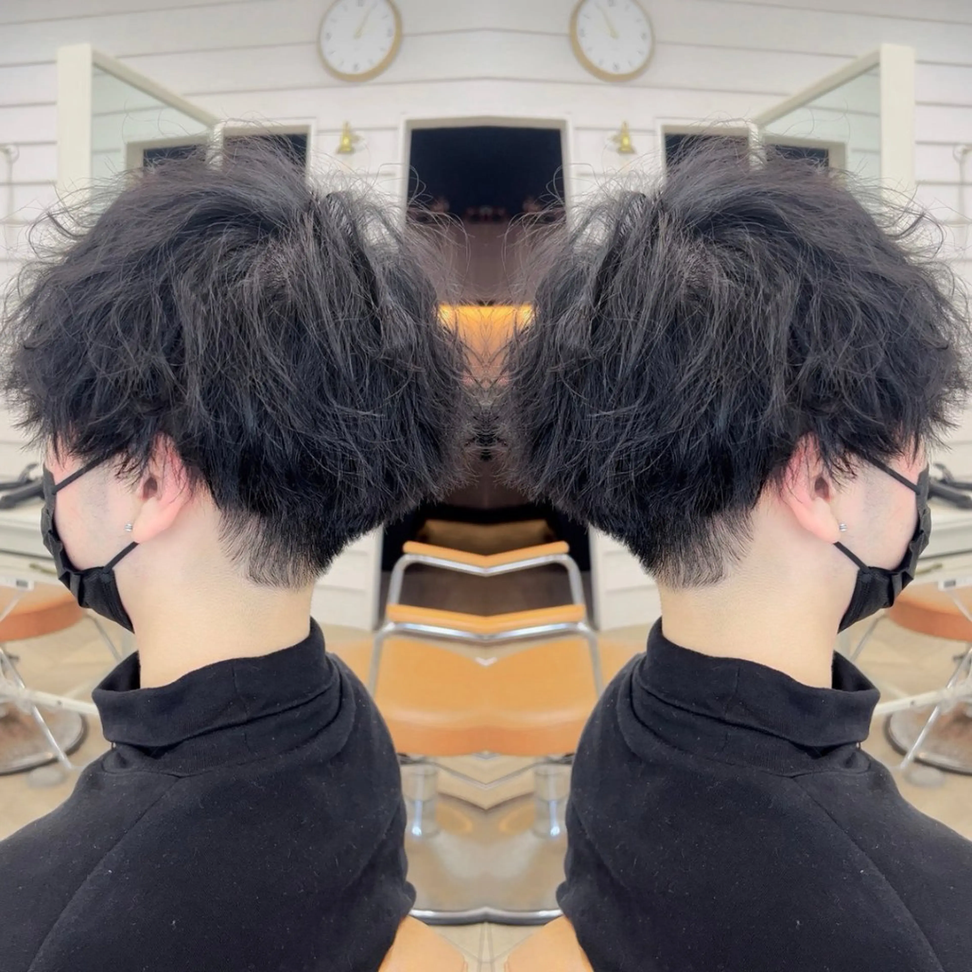 メンズ マッシュ 塚本/豊橋メンズ特化 パーマ、ヘッドスパのヘアスタイル