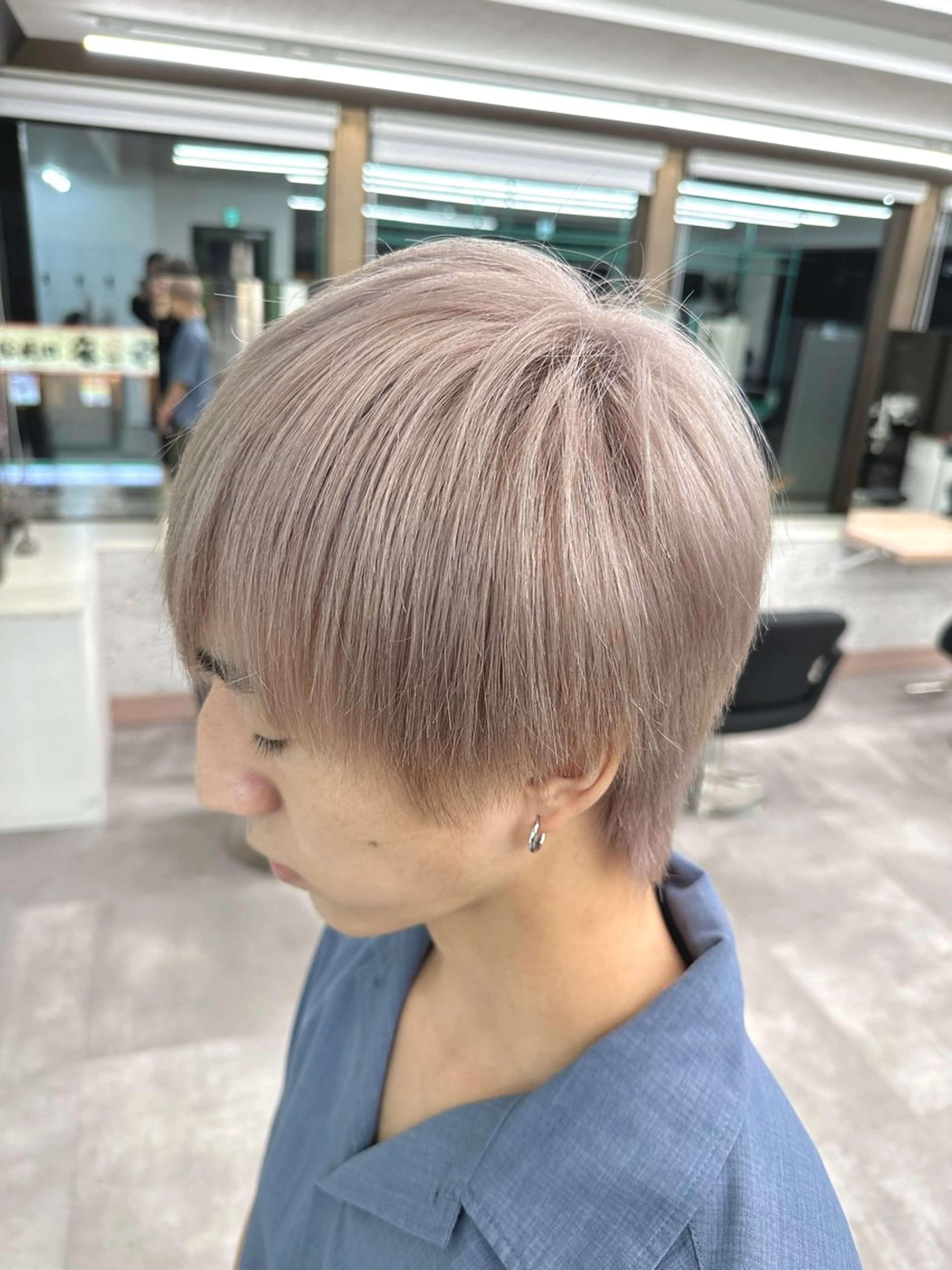 ショート カット ヘアカラー トリートメント 💚透明感カラー💚 ♻️本間♻️のヘアスタイル