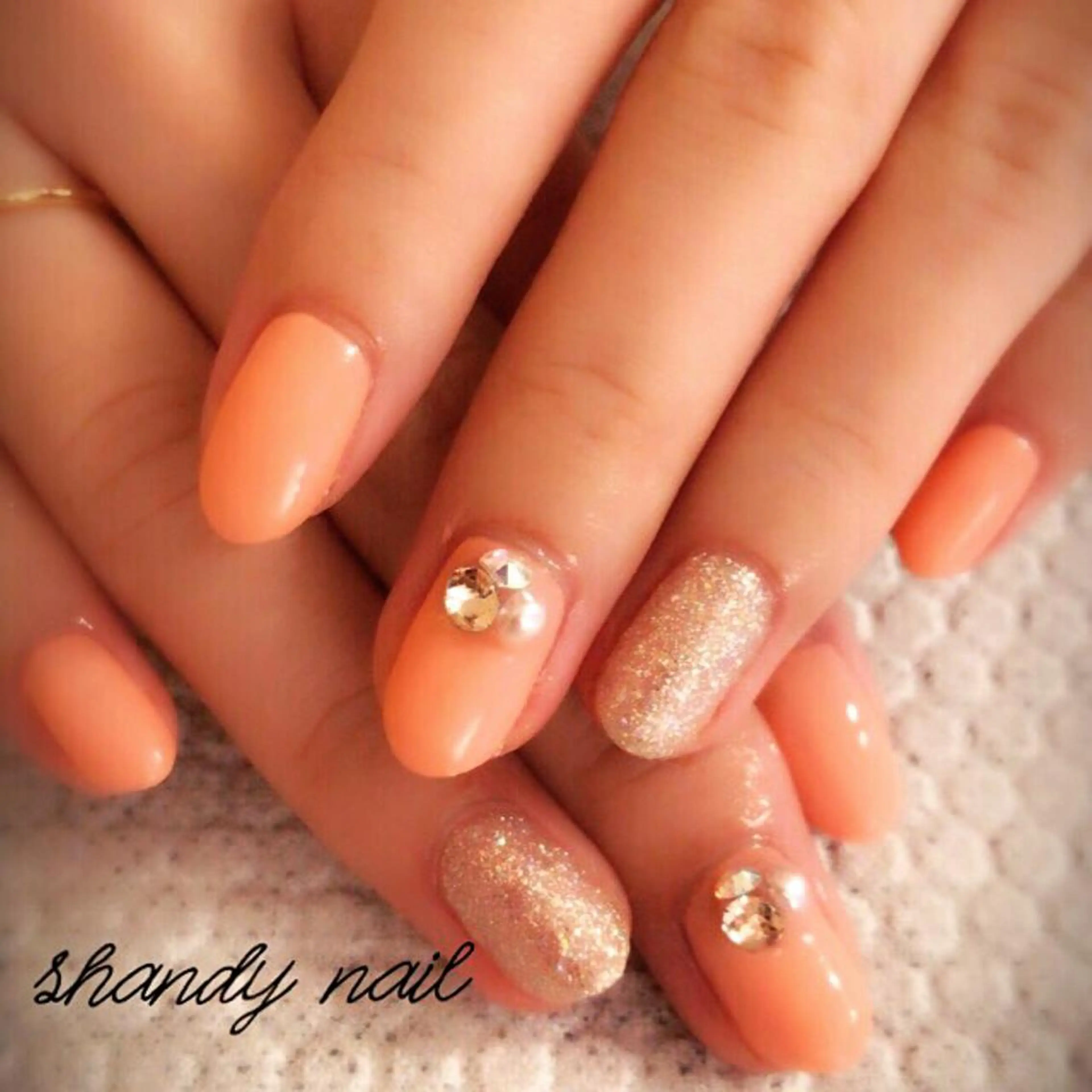 ミディアム shandy nailのネイルデザイン