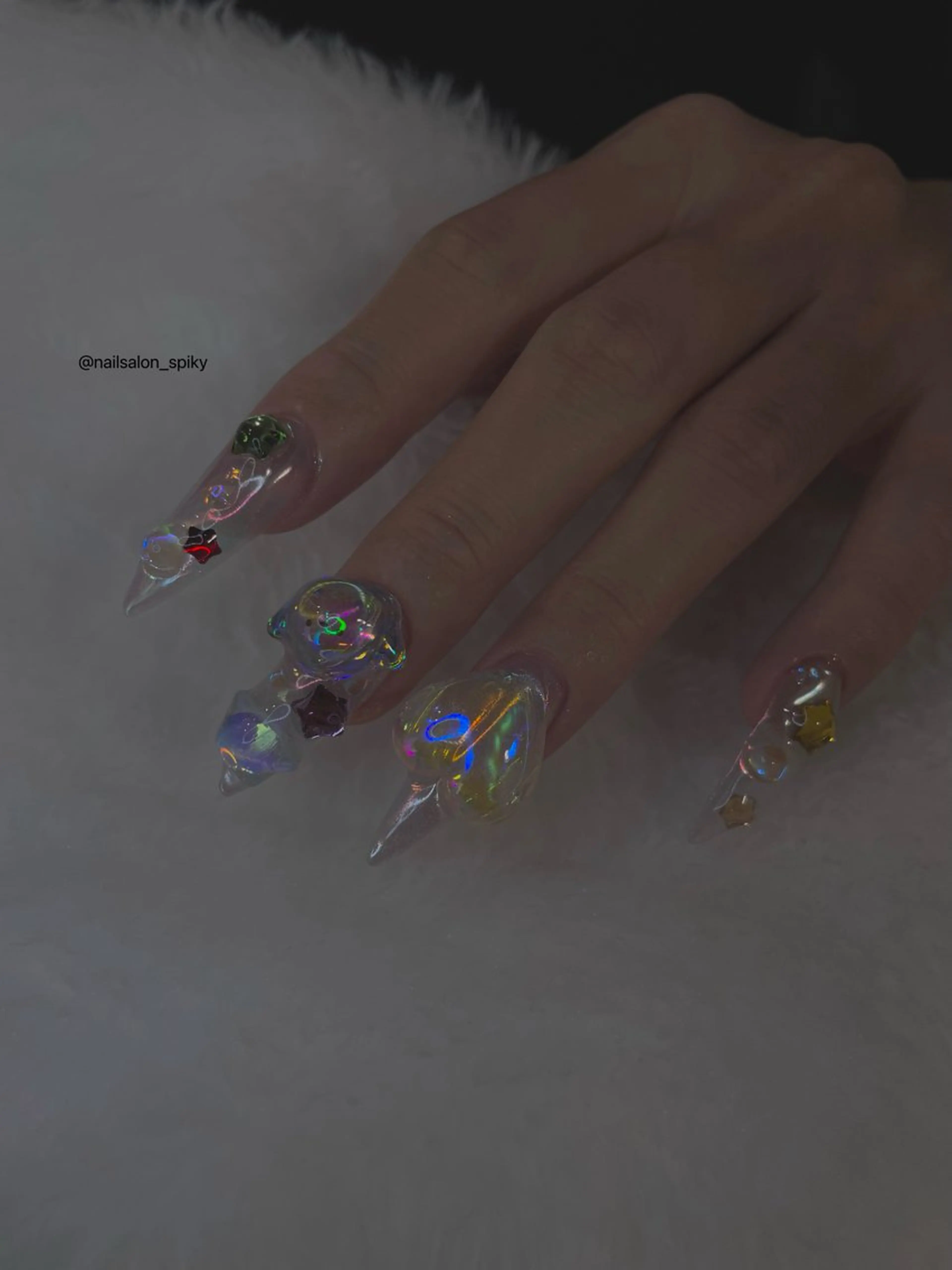 ネイル Spiky とうげ ふうかのネイルデザイン