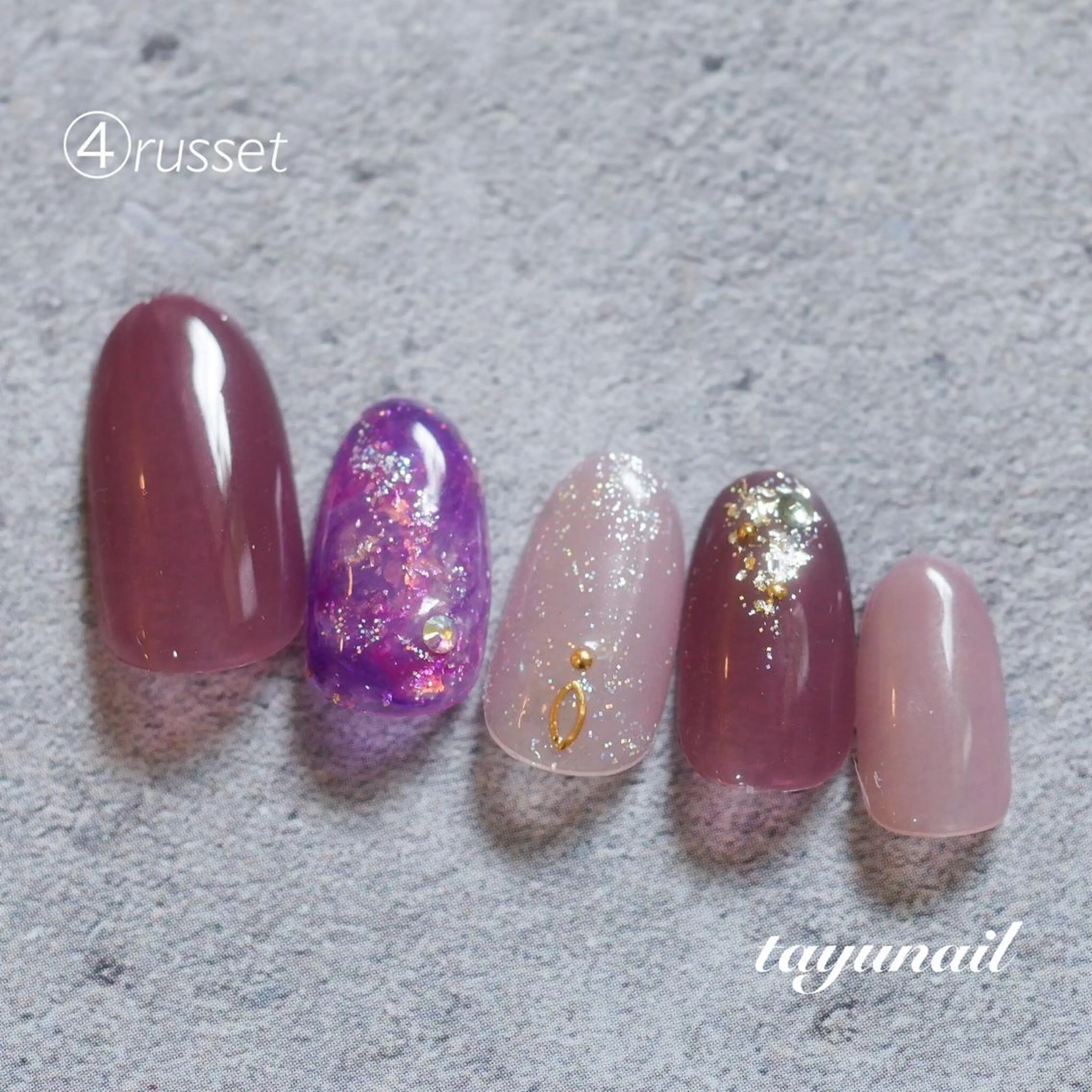 ネイル アートネイル ブルー フットネイル ジェルネイル キラキラネイル ネイルサロン 【たゆnail】のネイルデザイン