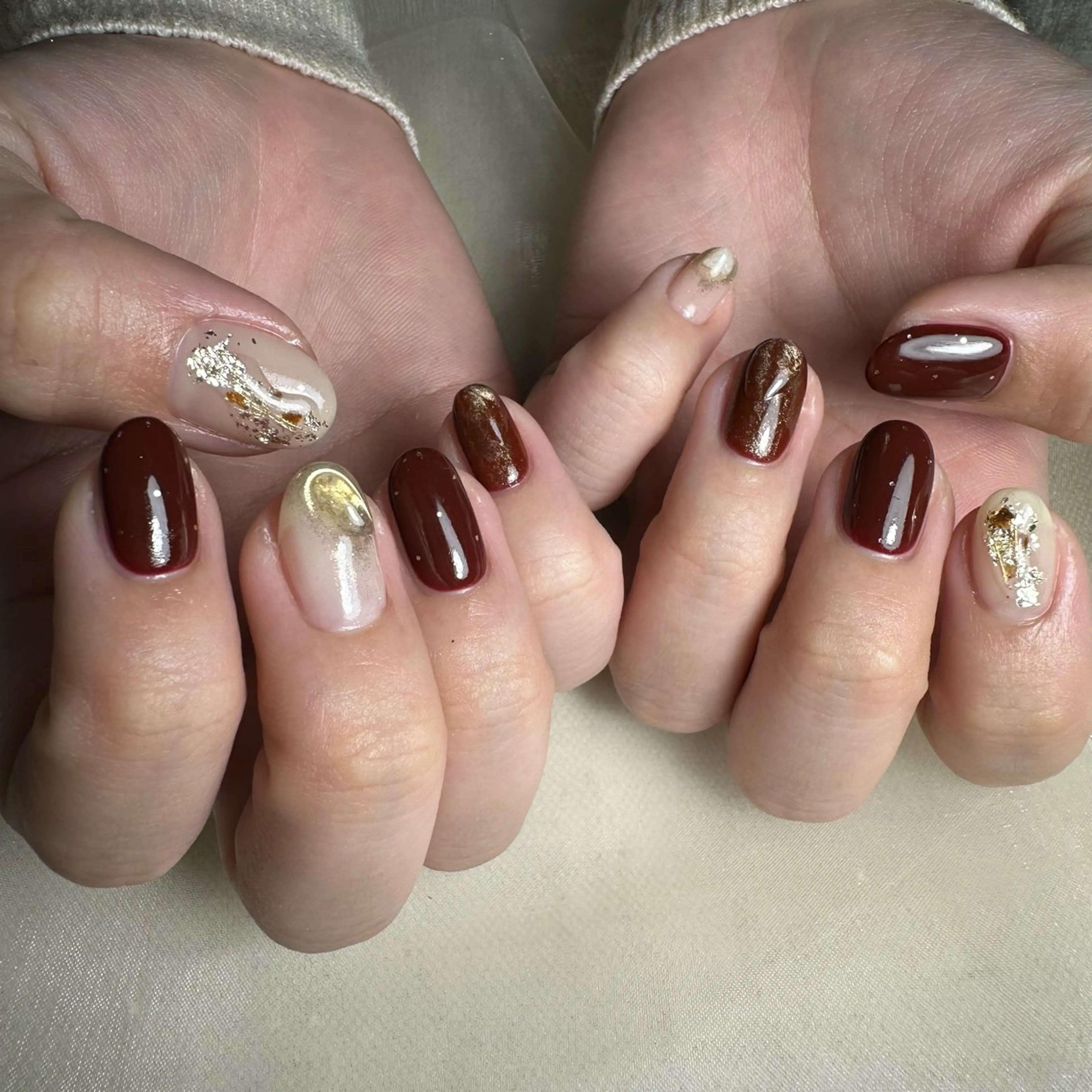 ネイル ハンドネイル 里見 麗のネイルデザイン