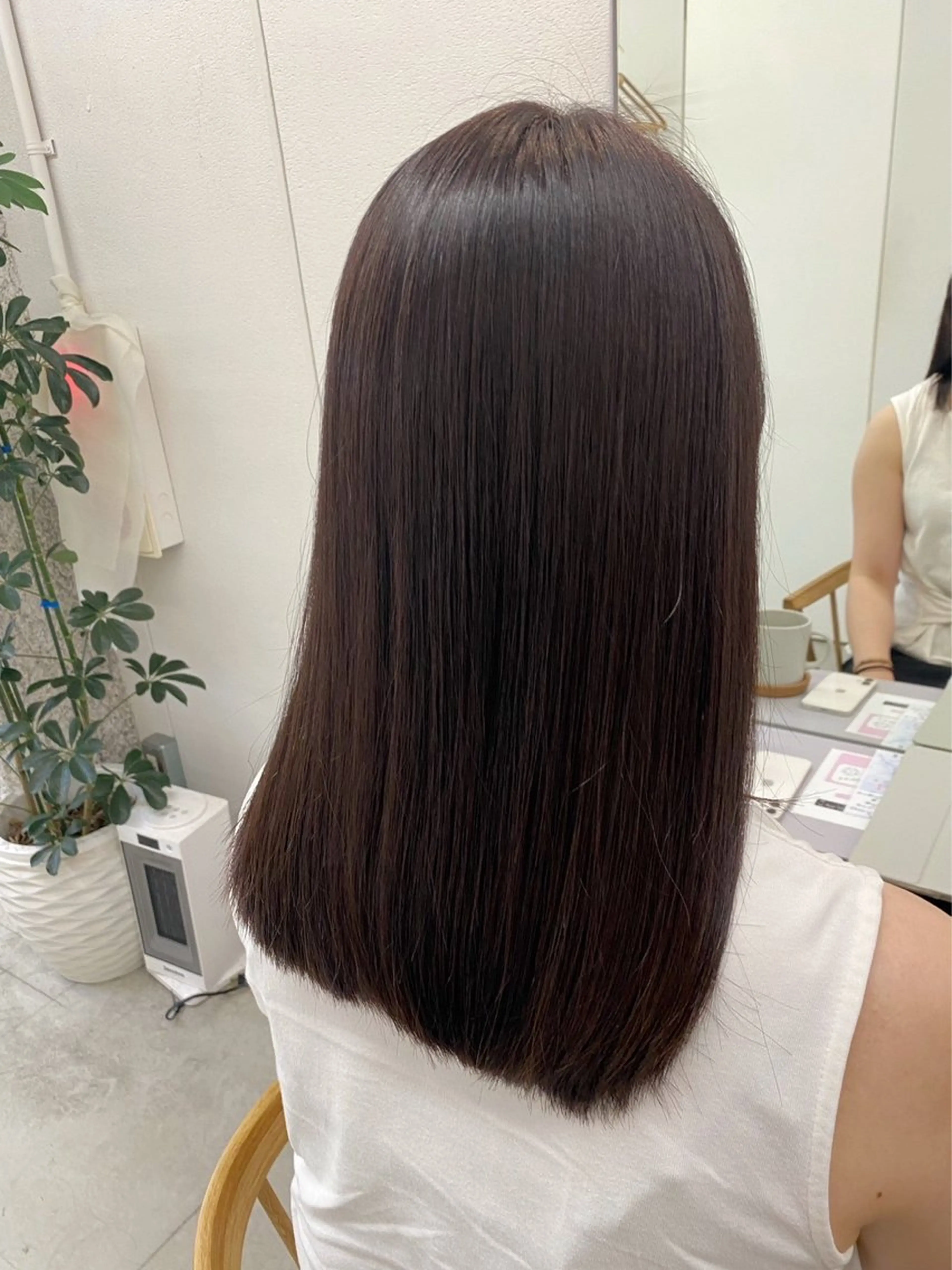 【髪質改善x縮毛矯正】ストレート+トリートメントの写真