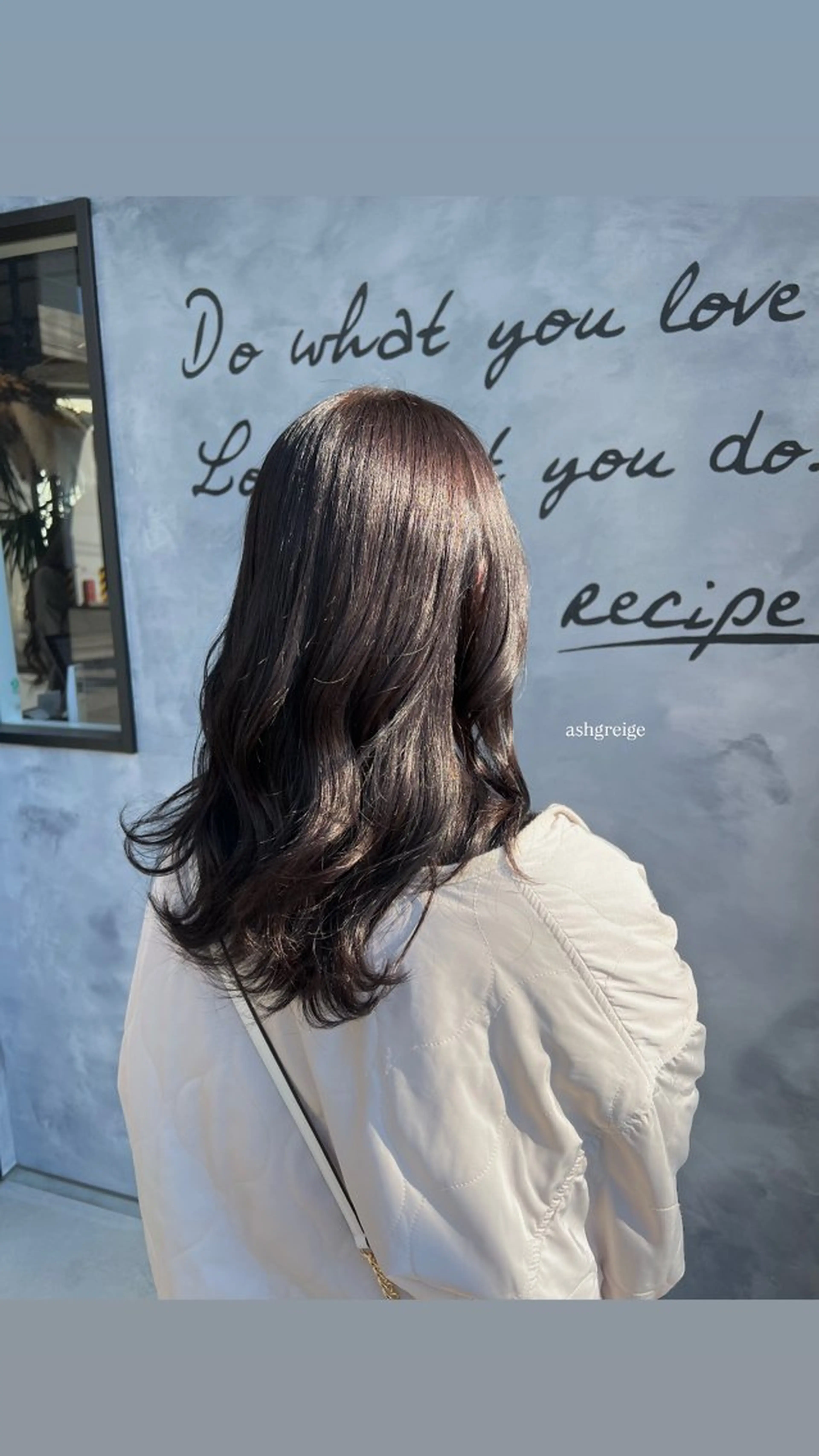 ロング カラー 透明感カラー 黒阪 なみのヘアスタイル