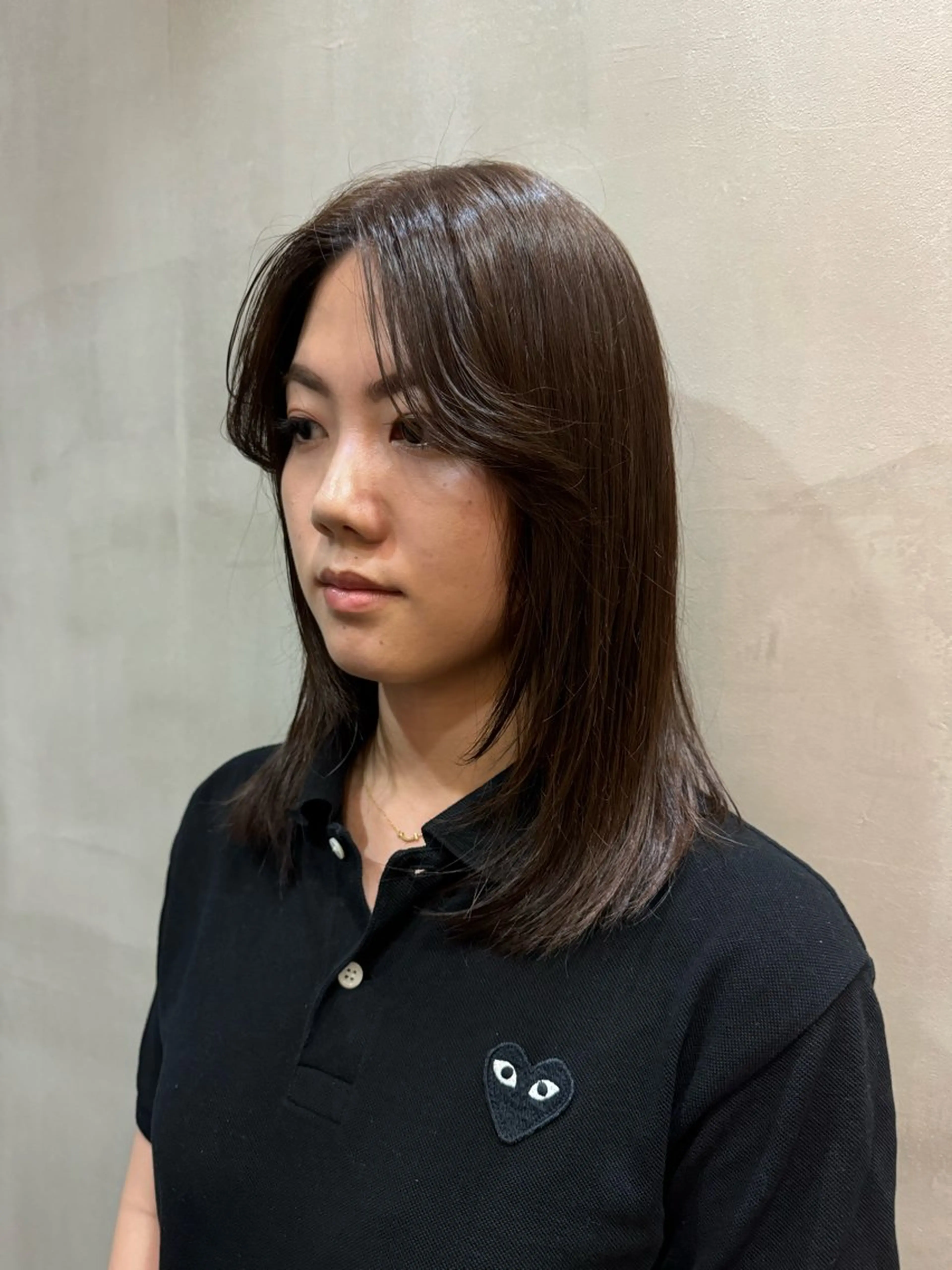 ミディアム ショートボブ ボブレイヤー ミディアムレイヤー ボブ レイヤーカット カット ヘアカラー トリートメント レイヤーカット🏆/ 髪質改善🏆/福本凌のヘアスタイル