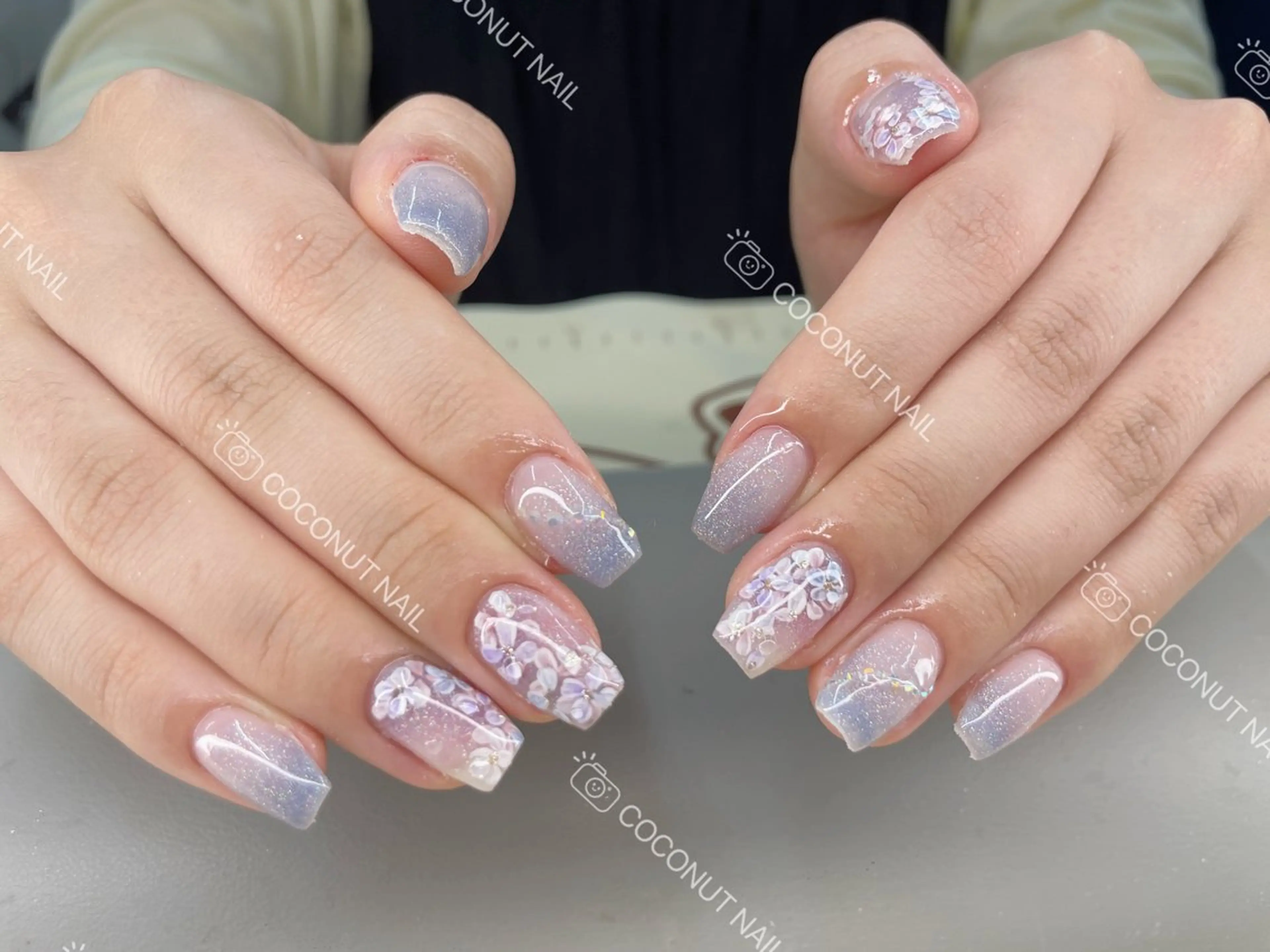 ネイル ハンドネイル 神田 ココナッツのネイルデザイン