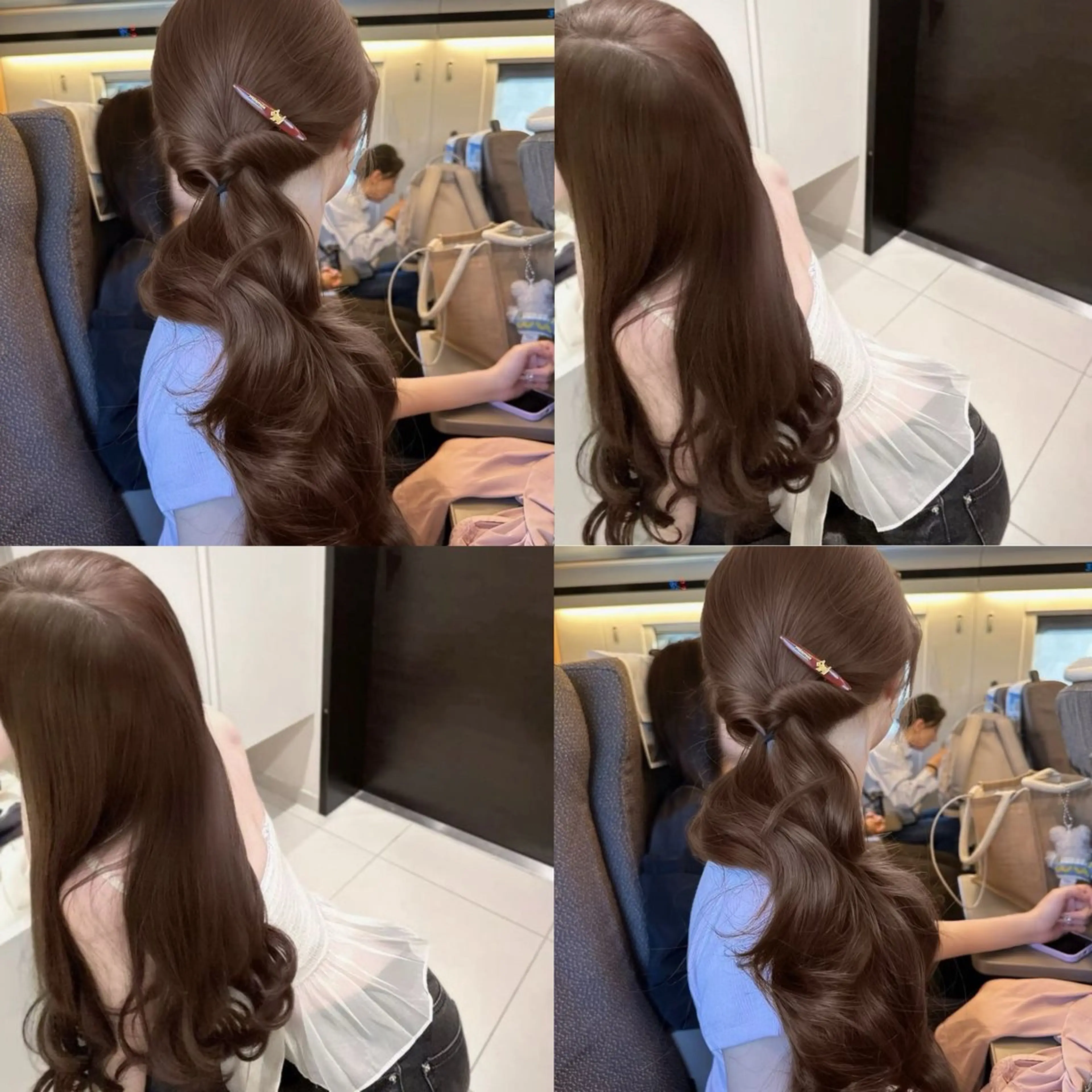 ロング カラー ヘアカラー トリートメント 透明感カラー×艶🤍 🌟YOSHIKIのヘアスタイル