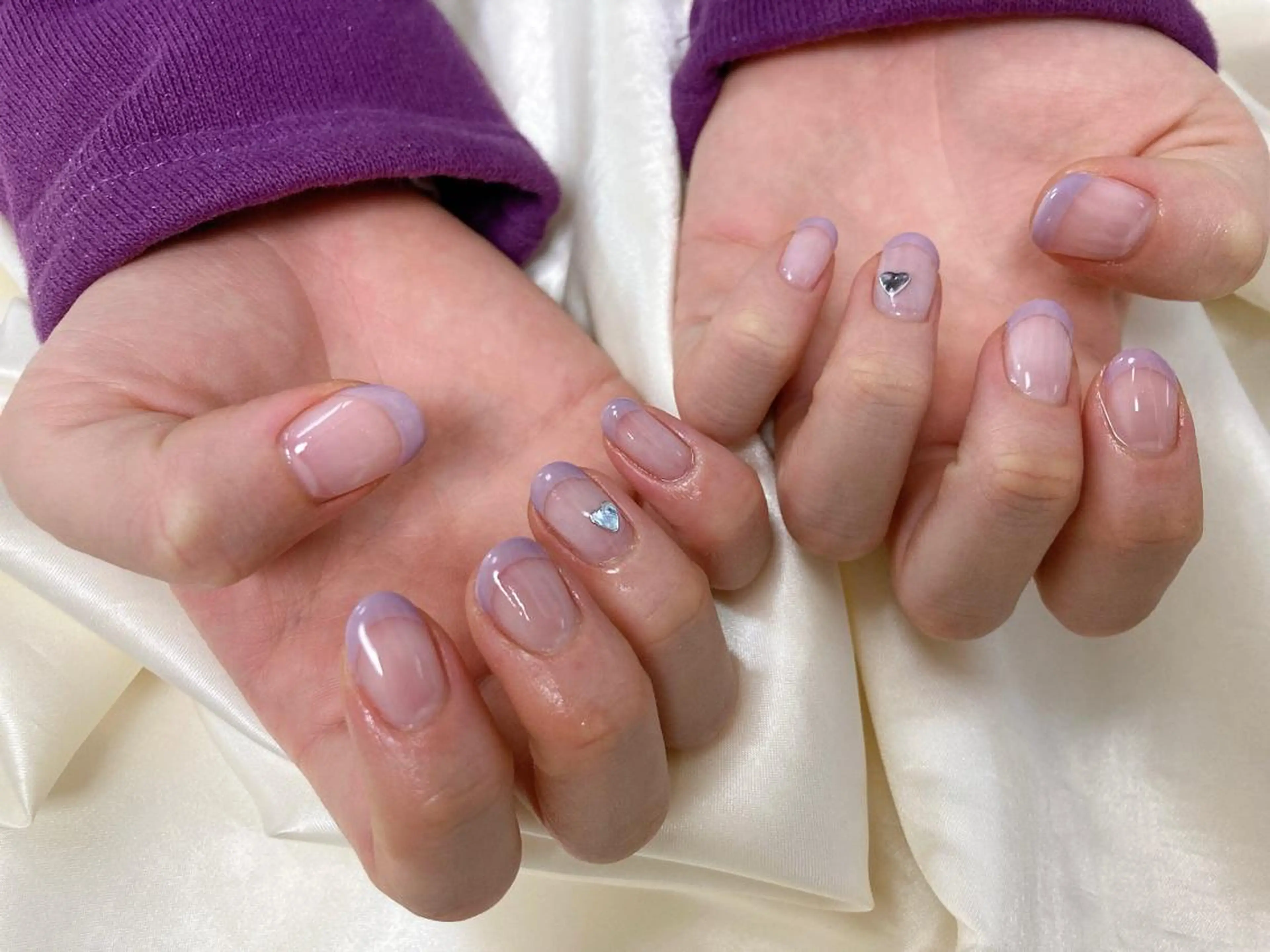 ネイル ハート mogunail &blowのネイルデザイン