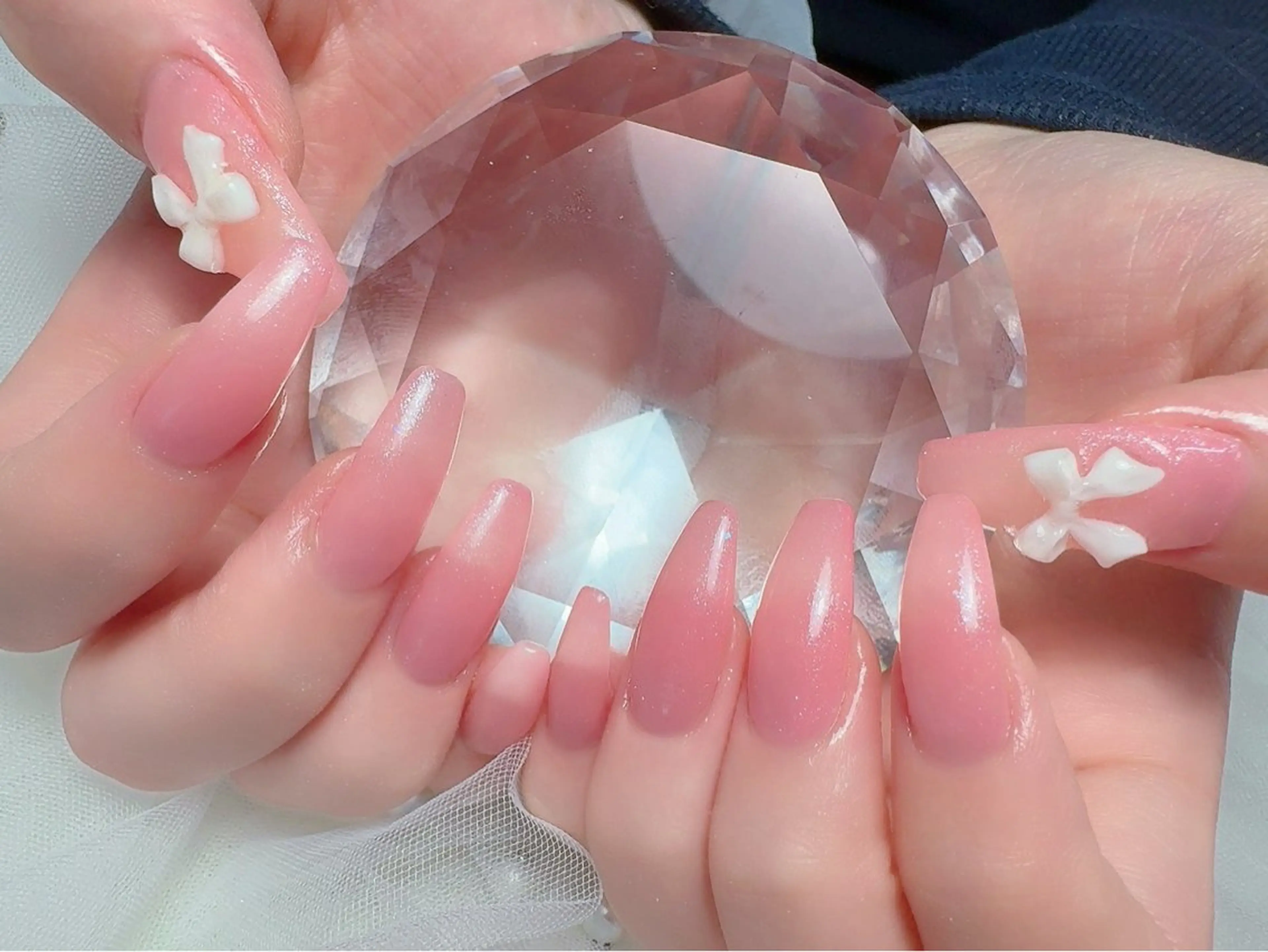 【ハンドネイル】ワンカラー/ラメ・カラーグラデーションの写真