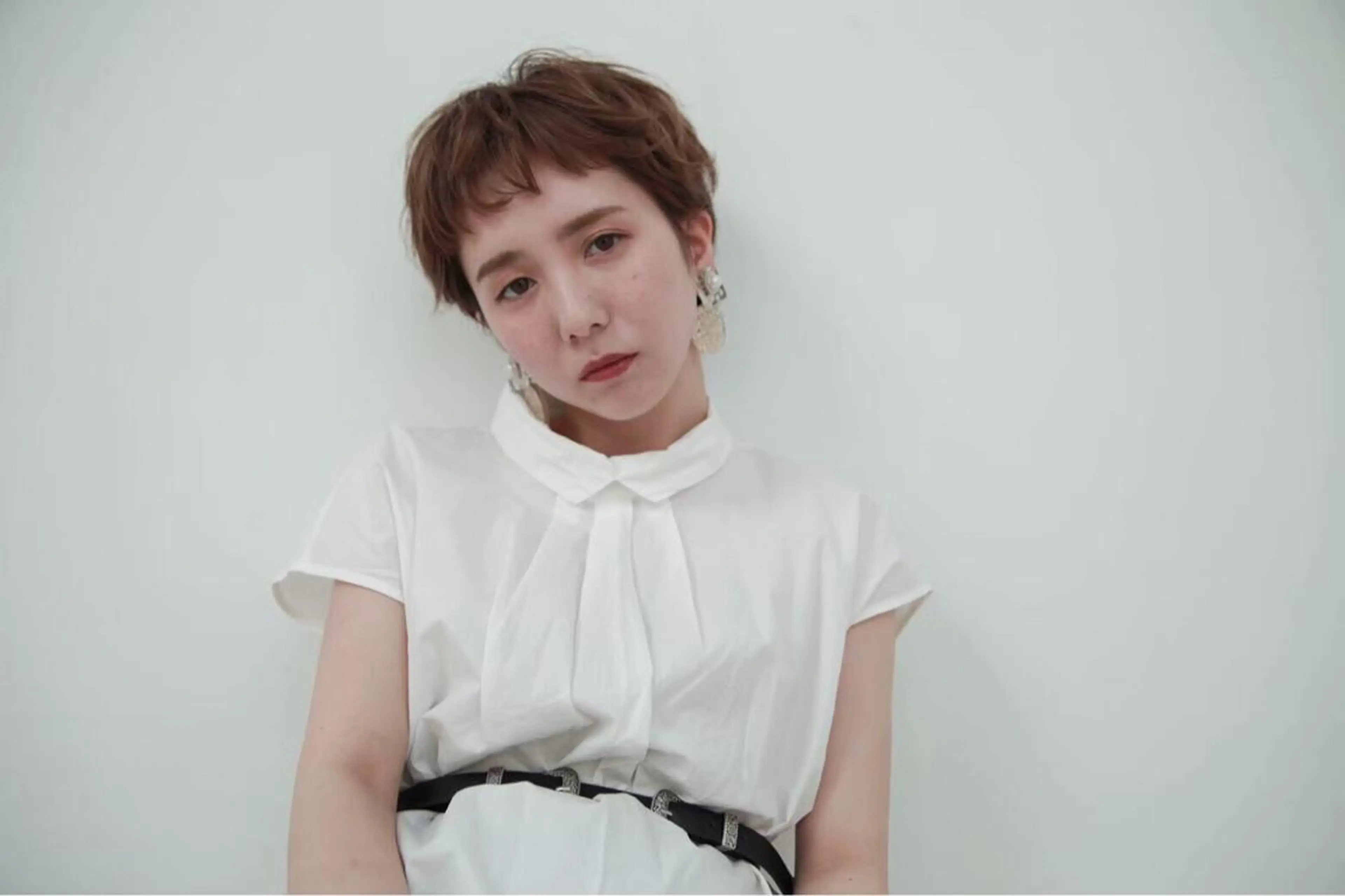 ショート カラー パーマ ヘアアレンジ メンズ キッズ ネイル マツエク・マツパ ヘアカラー トリートメント EnBlesS西宮 マンツーマン神道有基のヘアスタイル