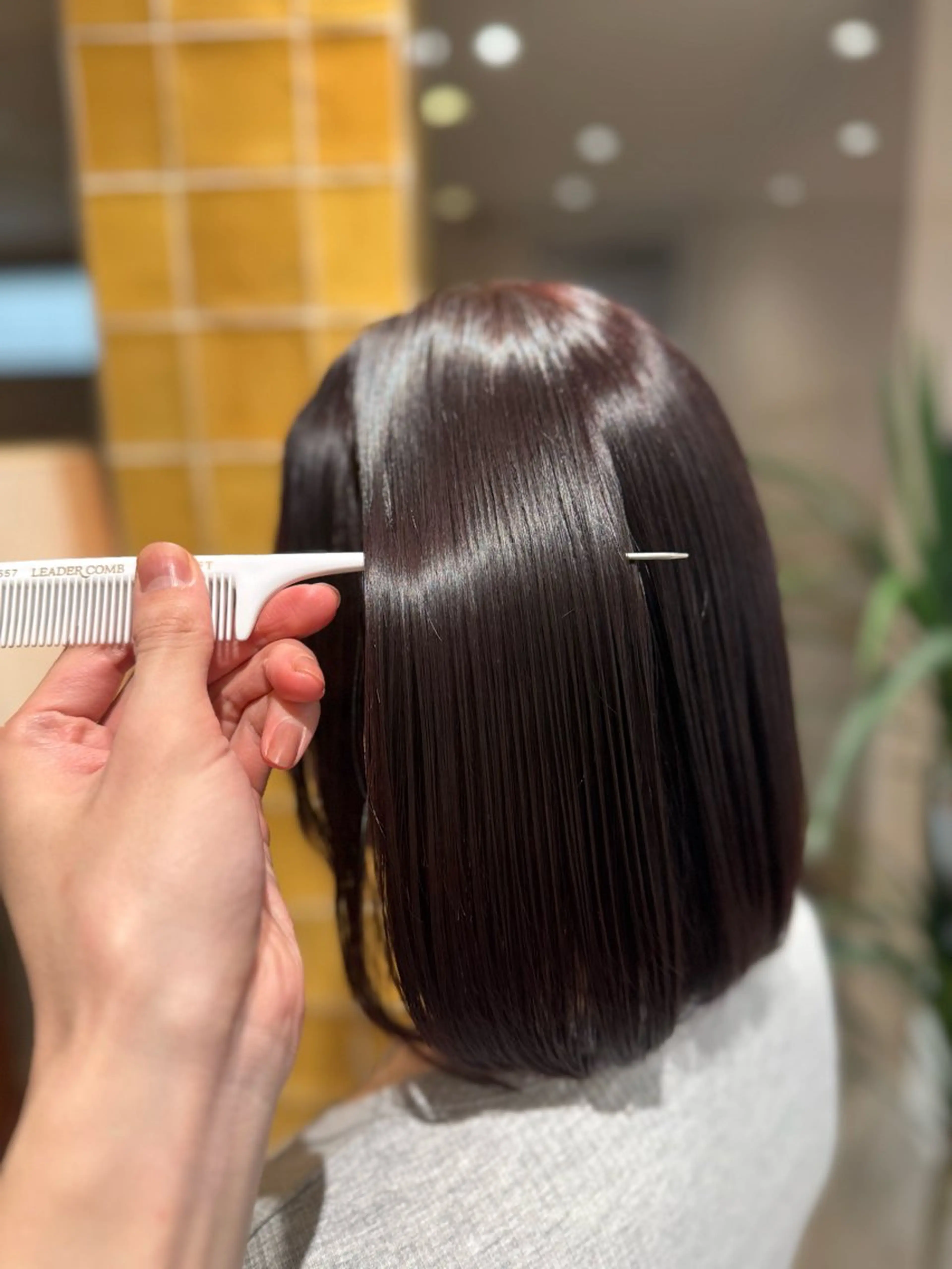 ミディアム カラー 縮毛矯正 トリートメント HARU /Zina吉祥寺のヘアスタイル