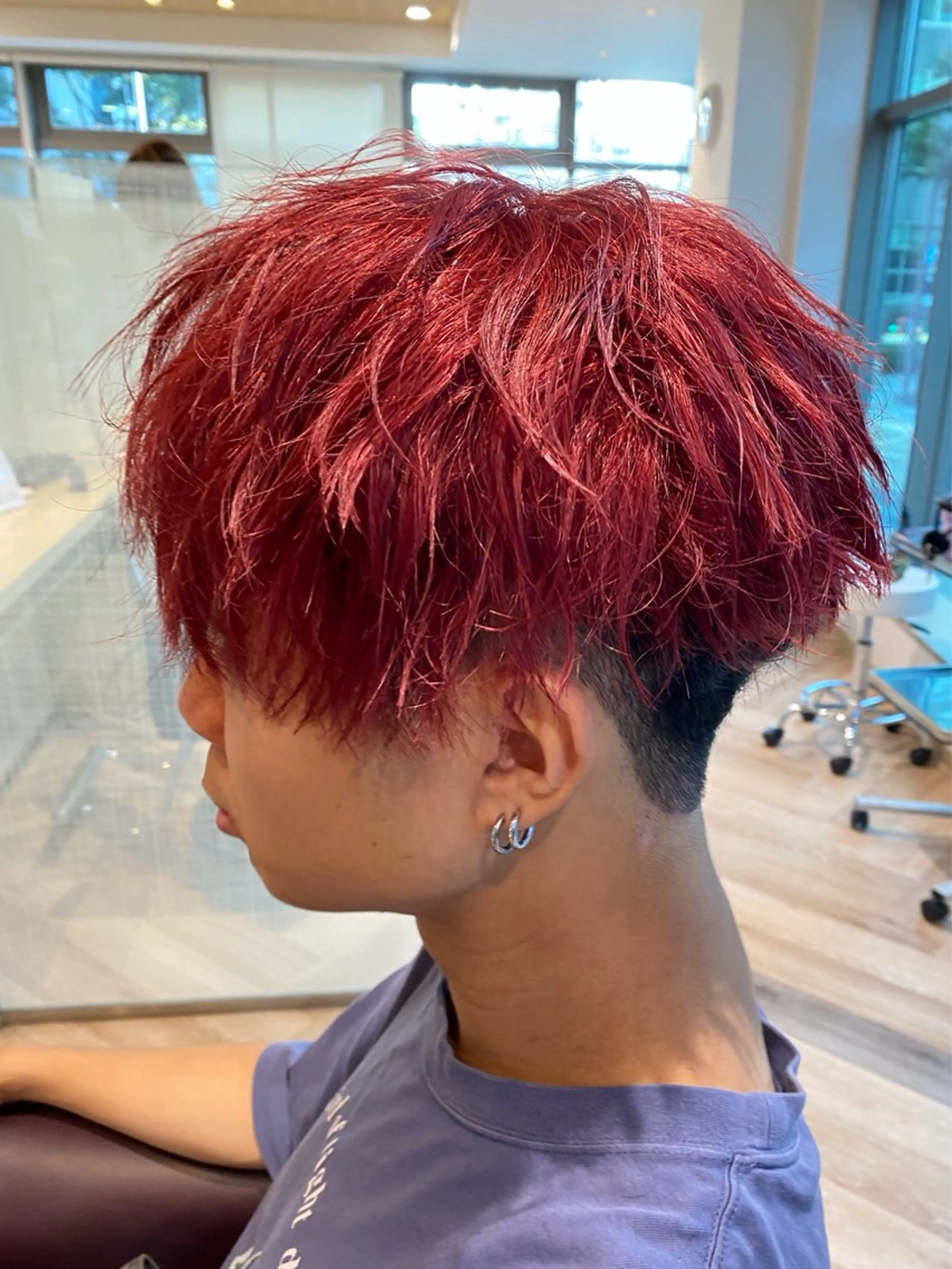 【メンズ限定】カット＋ブリーチなしWカラーの写真