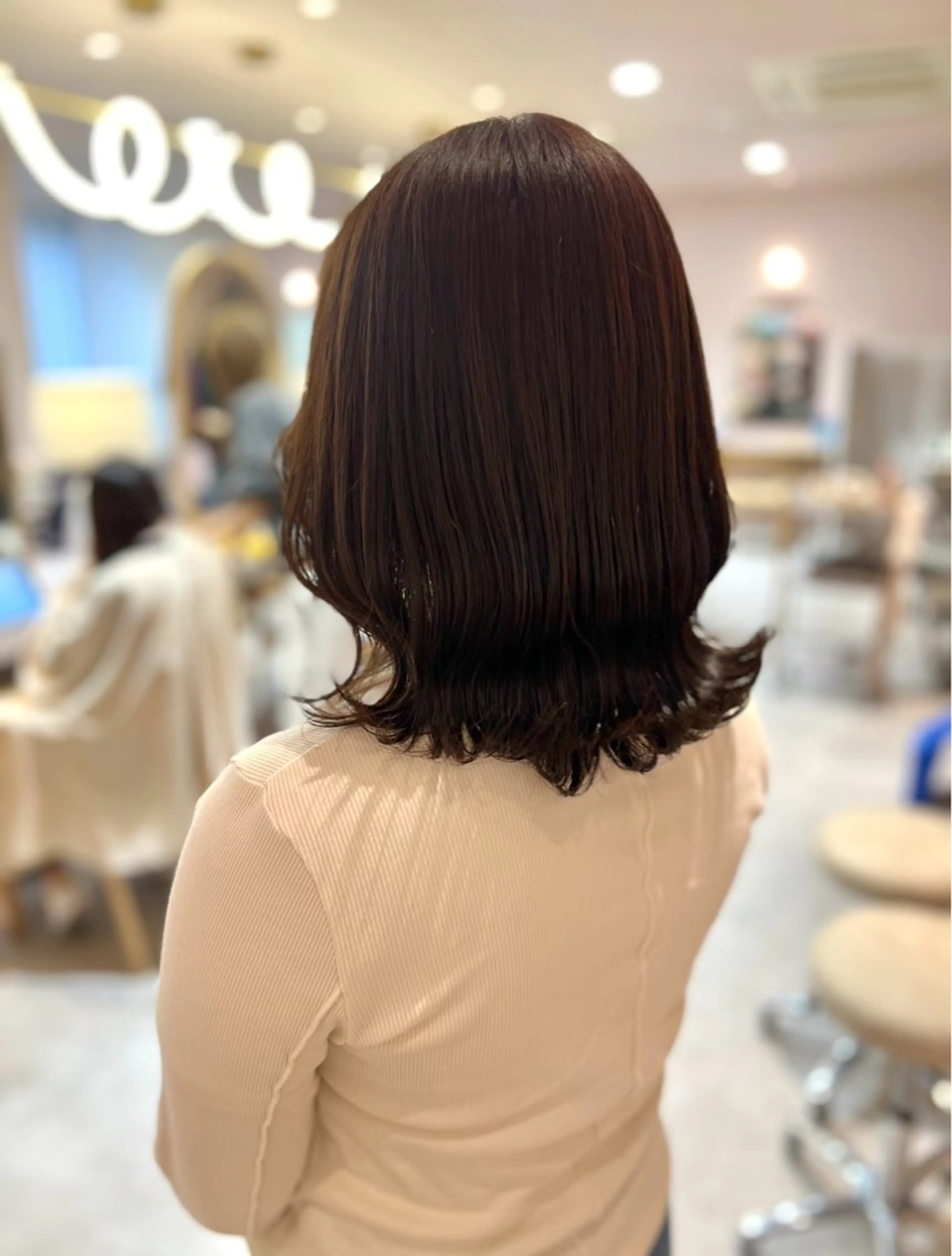 ミディアム ヘアカラー merc.🍨田行 七海のヘアスタイル