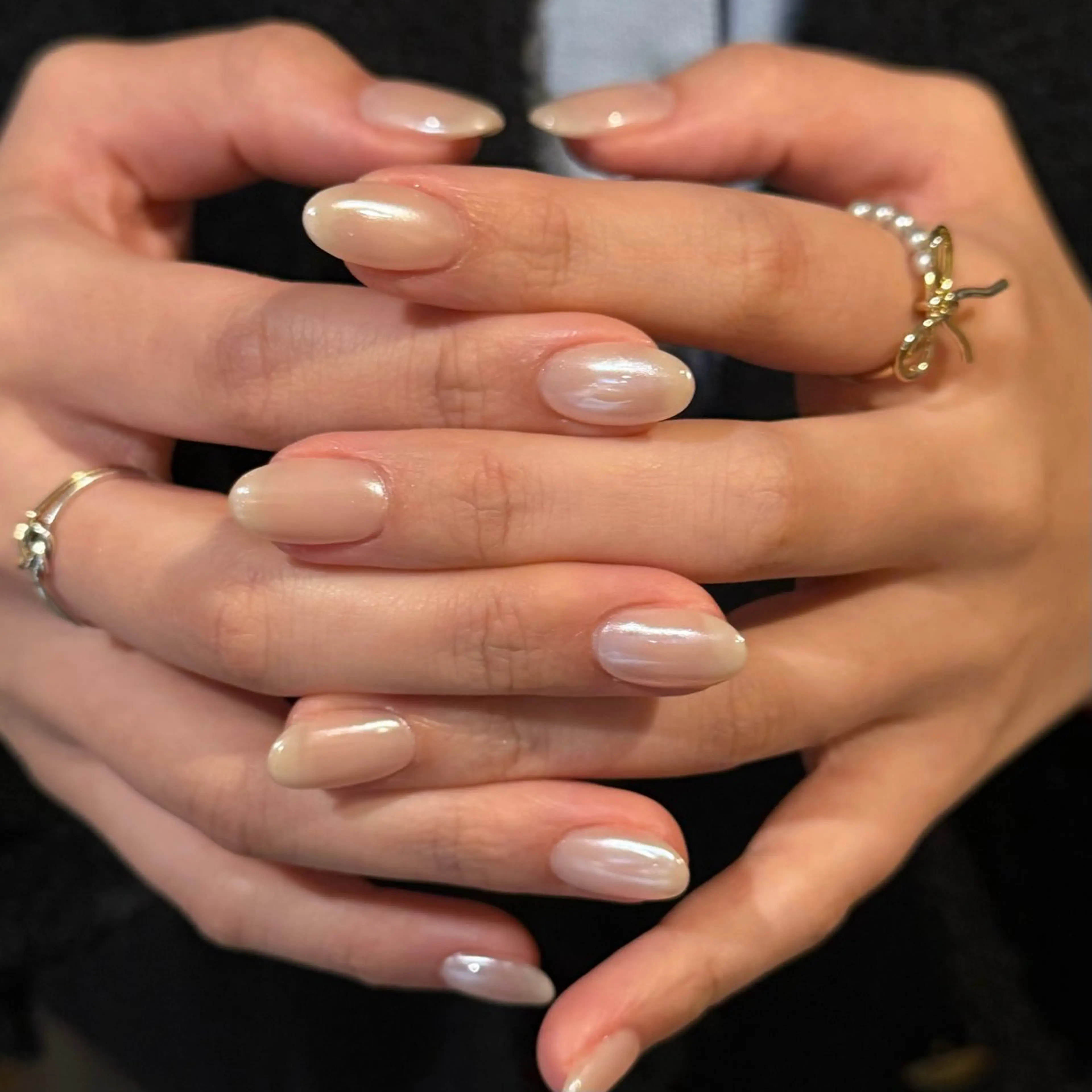 【ジェルオフあり】初回オフ無料◎うるうるオーロラ/ミラーネイル🎀¥7,920の写真