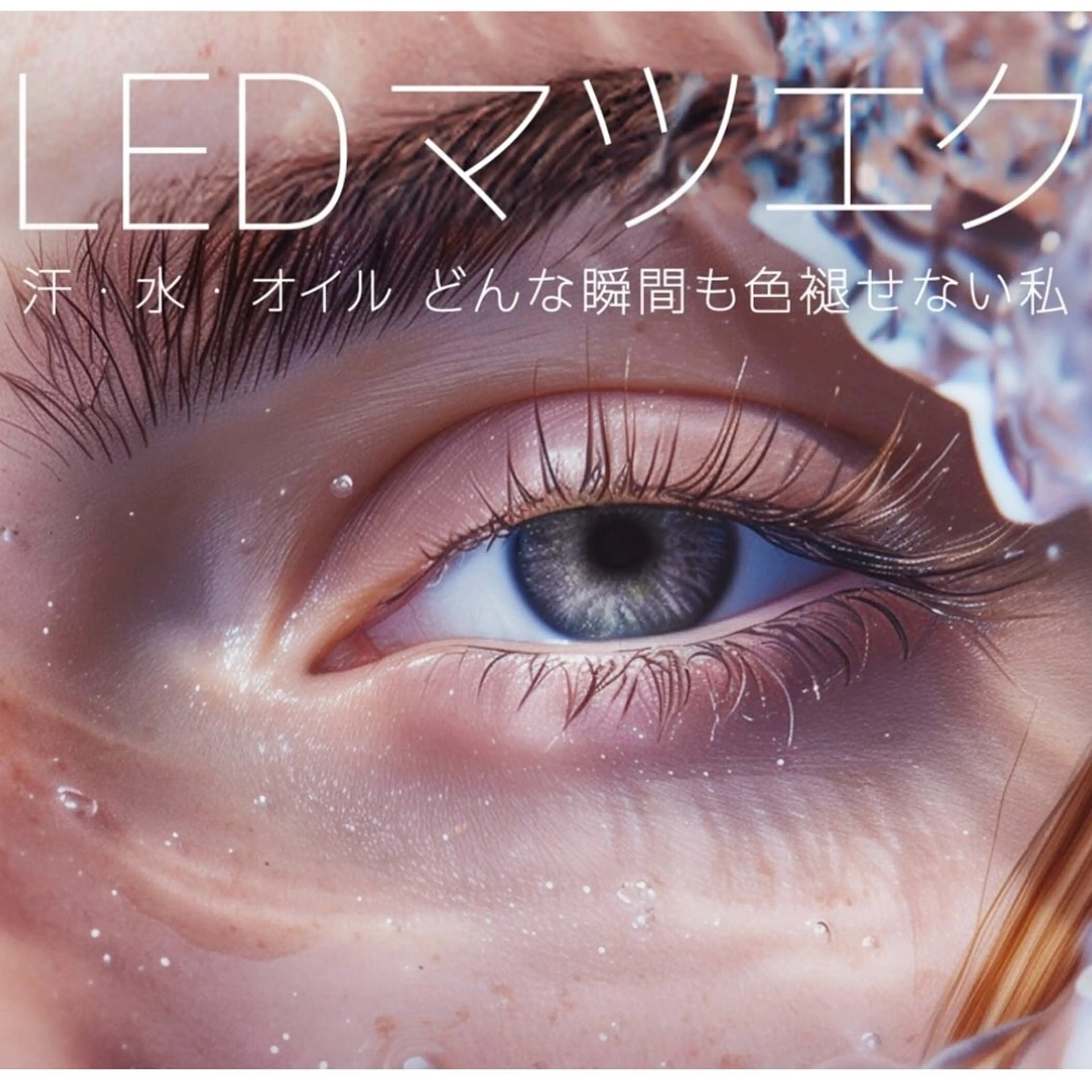 【ご新規様】💎《オイルクレンジング🆗》【LEDエクステ】フラットラッシュ100本💎の写真