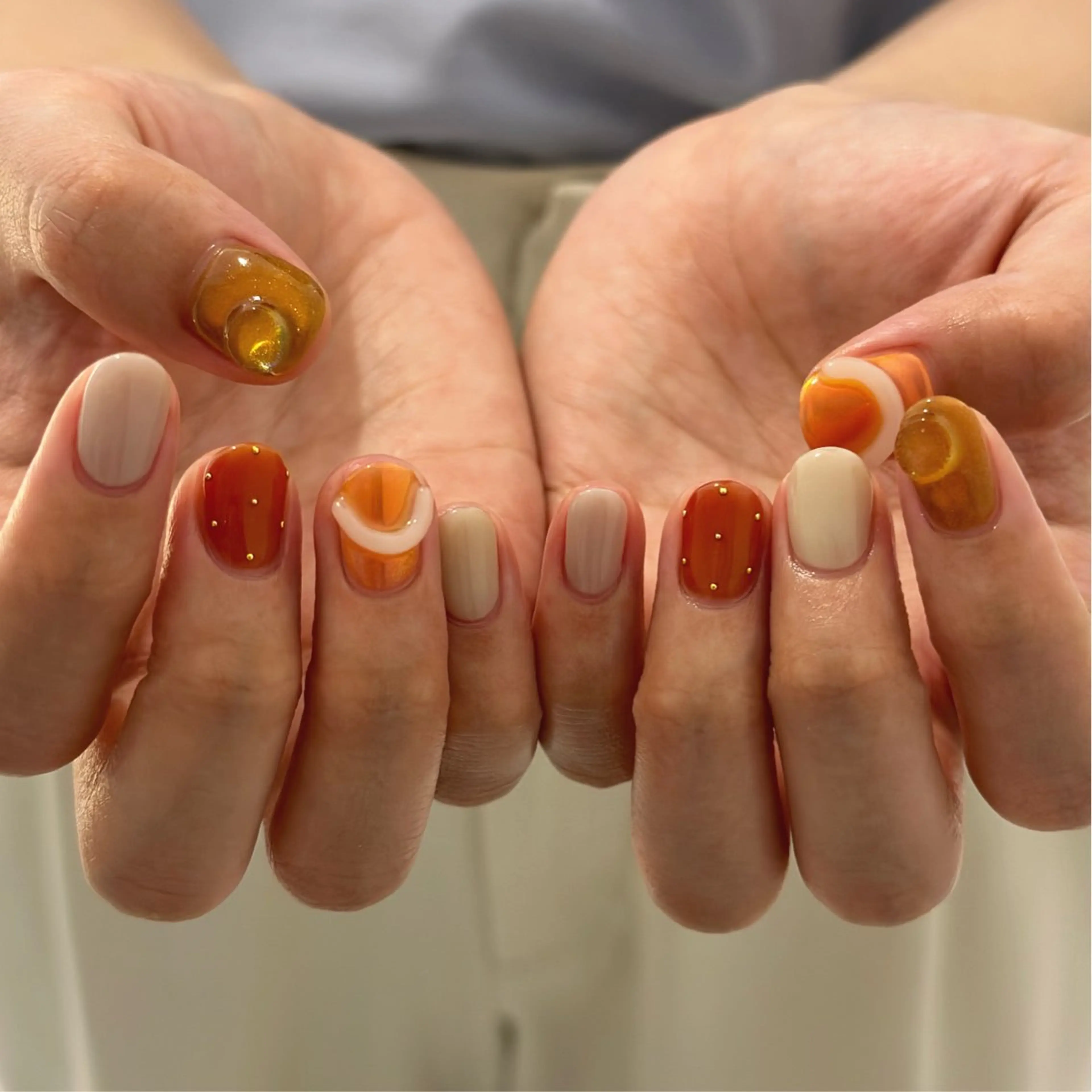 ネイル ハンドネイル 山本 七海のネイルデザイン