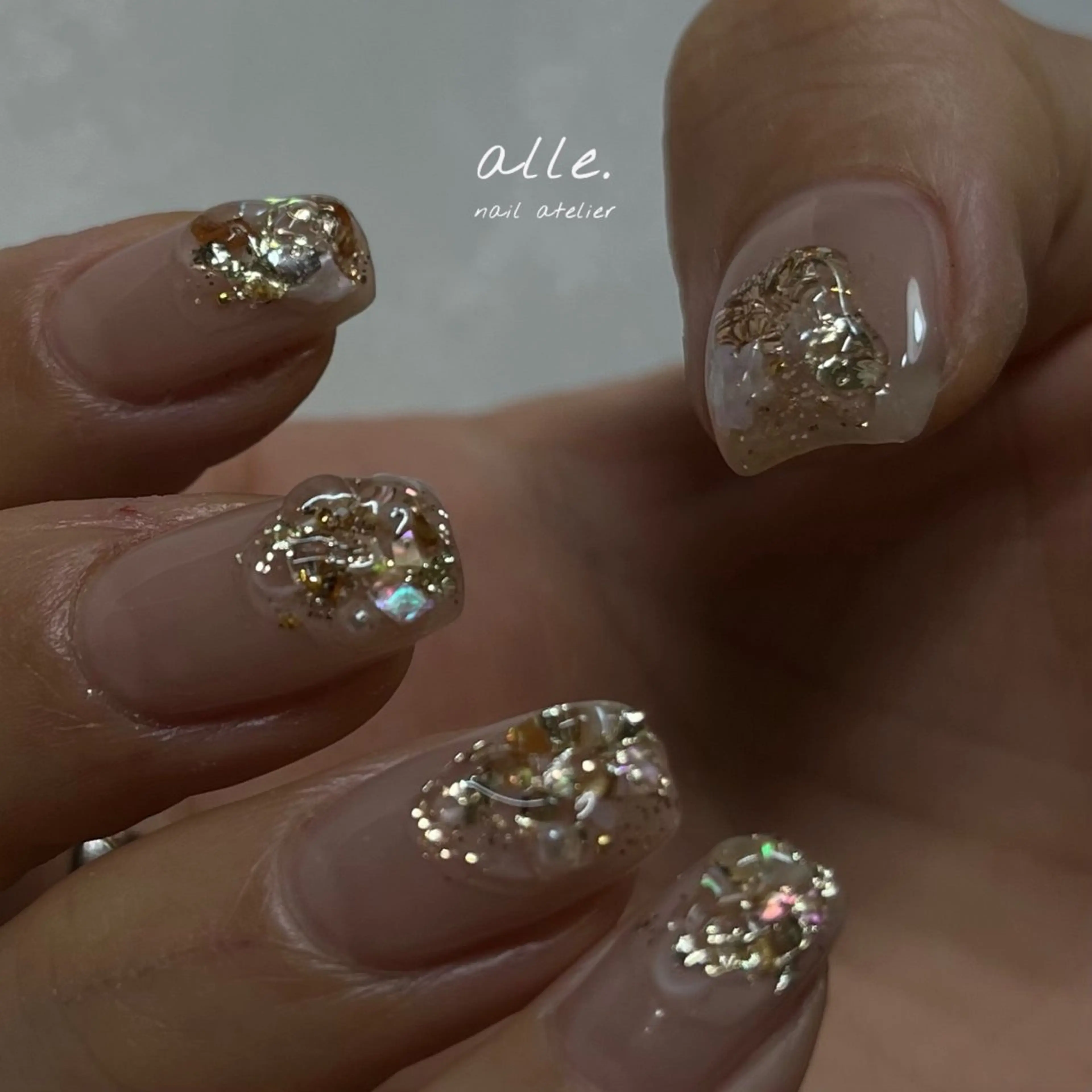 ネイル ハンドネイル atelier alle.のネイルデザイン