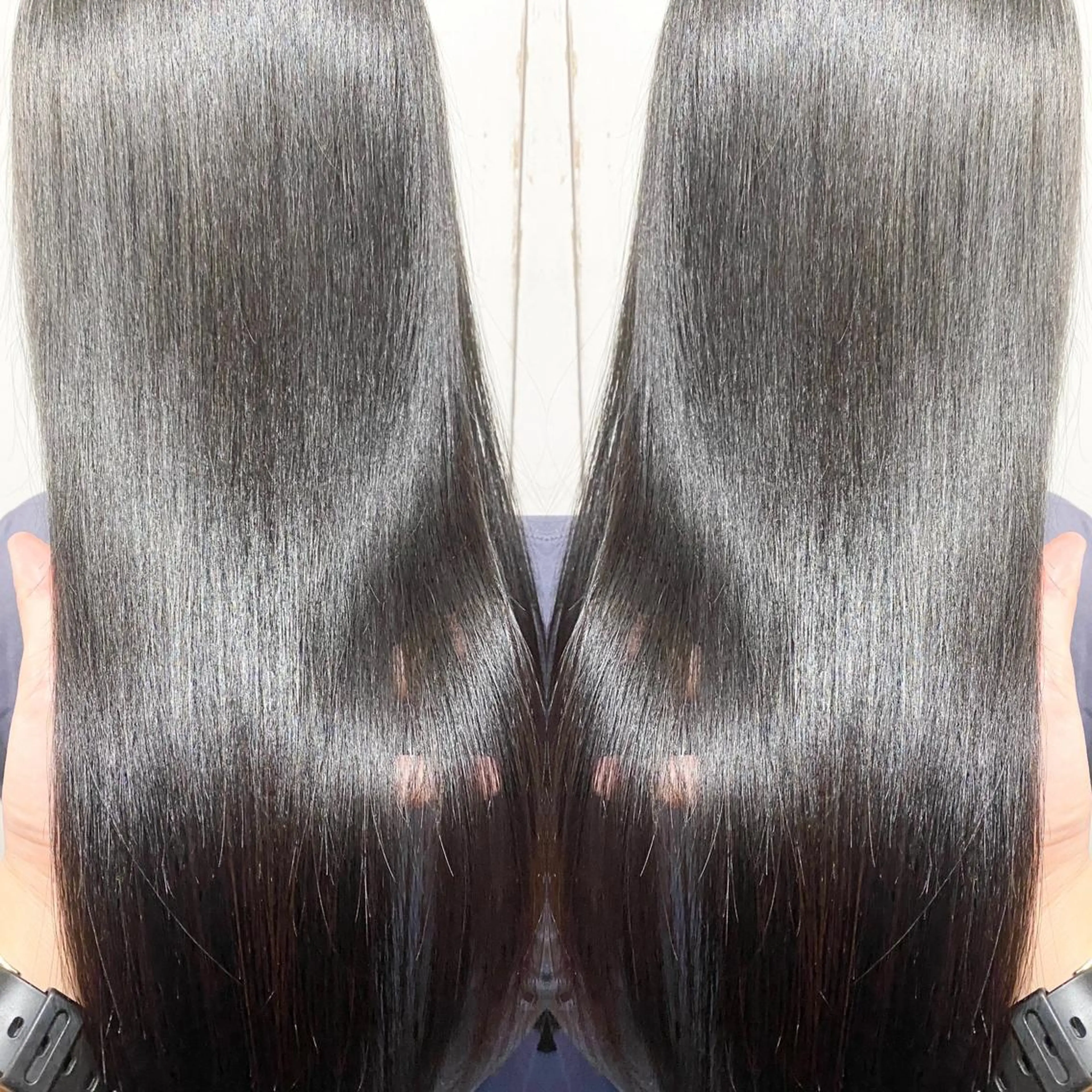 ミディアム カラー パーマ ヘアアレンジ アッシュ バレイヤージュ ベージュカラー ブリーチ 透明感カラー 👑指名率No.1 👑坂口飛翔のヘアスタイル