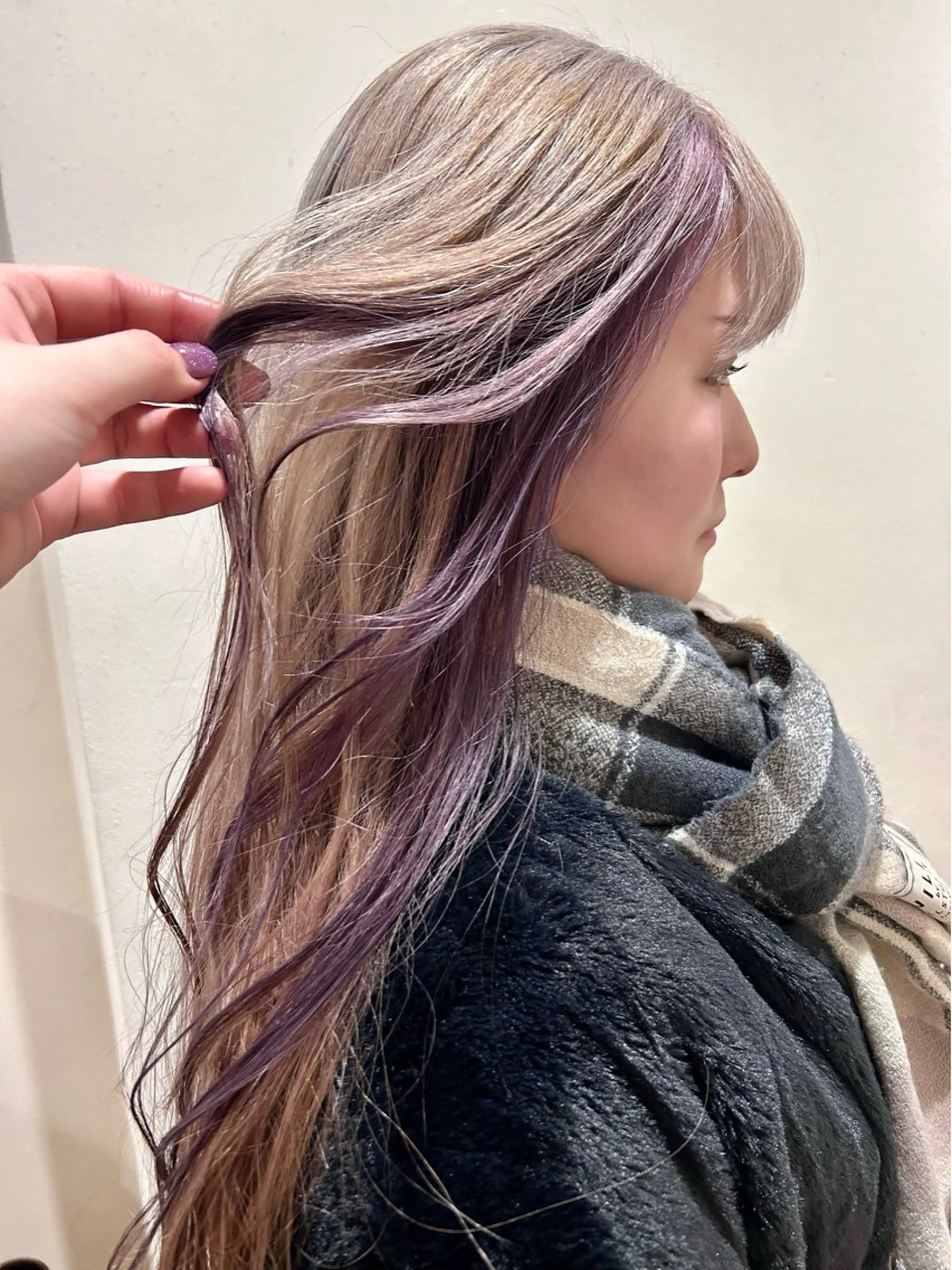 ロング ヘアカラー L STUDIO所属・ハイトーン/ブリーチ 🧁soraのヘアスタイル