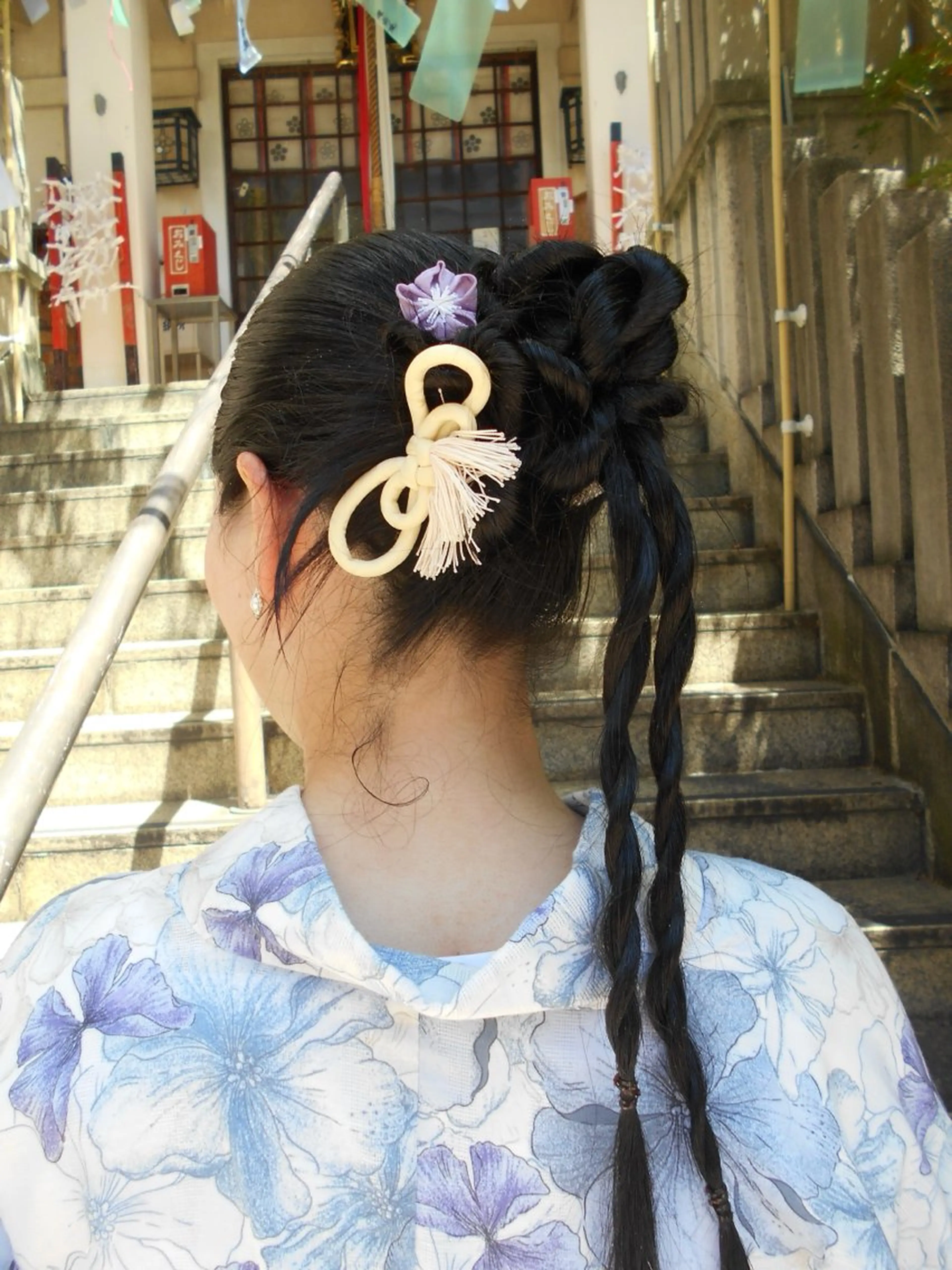 ロング ヘアアレンジ 浴衣 なりた るいのヘアスタイル