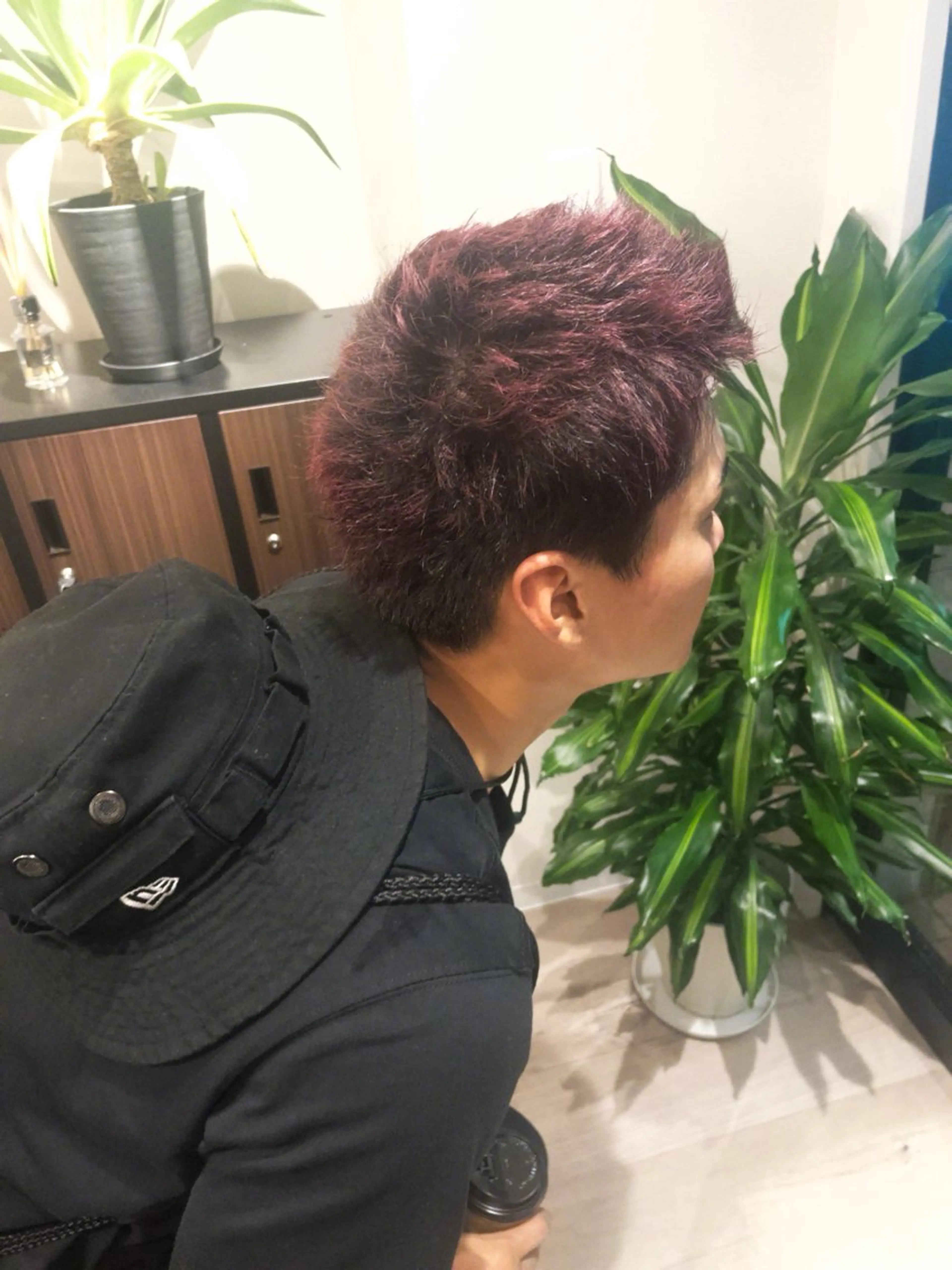 ショート カラー メンズ メンズブリーチ ブリーチ 平塚/透明感カラー/ 湘南/結花のヘアスタイル