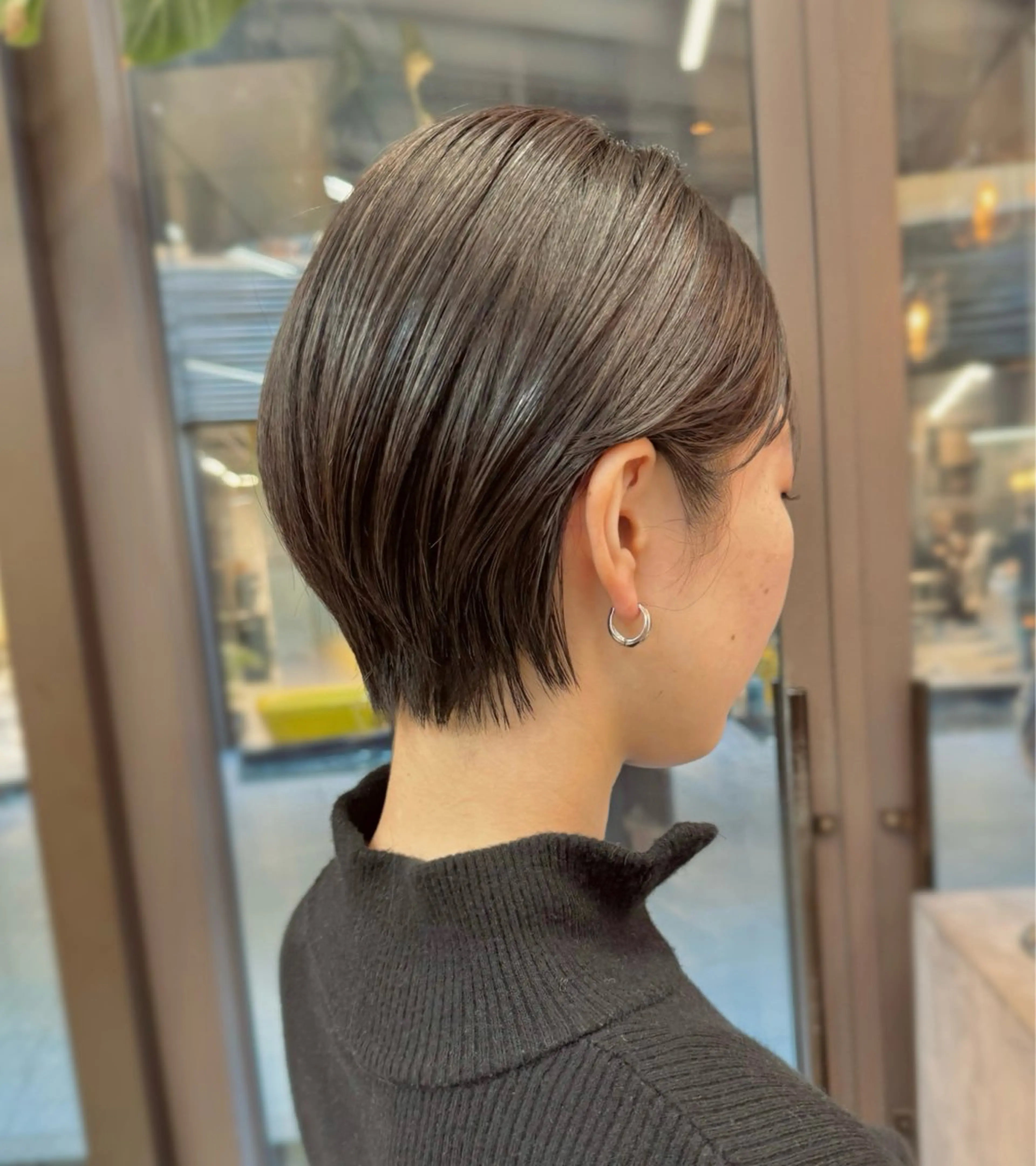 ショート カラー ショートボブ ボブ くびれヘア ショートヘア ボブ/ショート /パーマ/shinのヘアスタイル