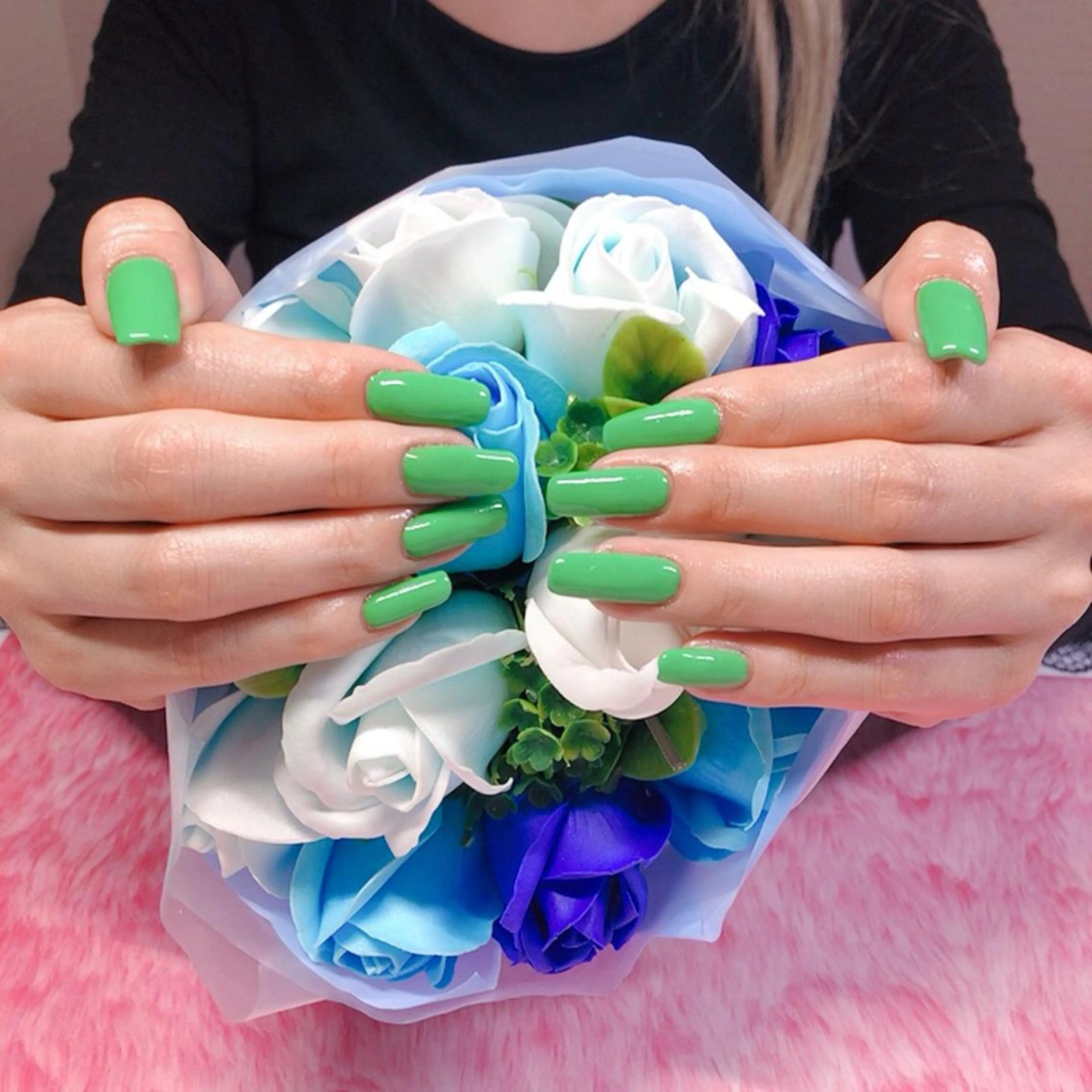 ネイル ワンカラーネイル 奥園 良恵のネイルデザイン