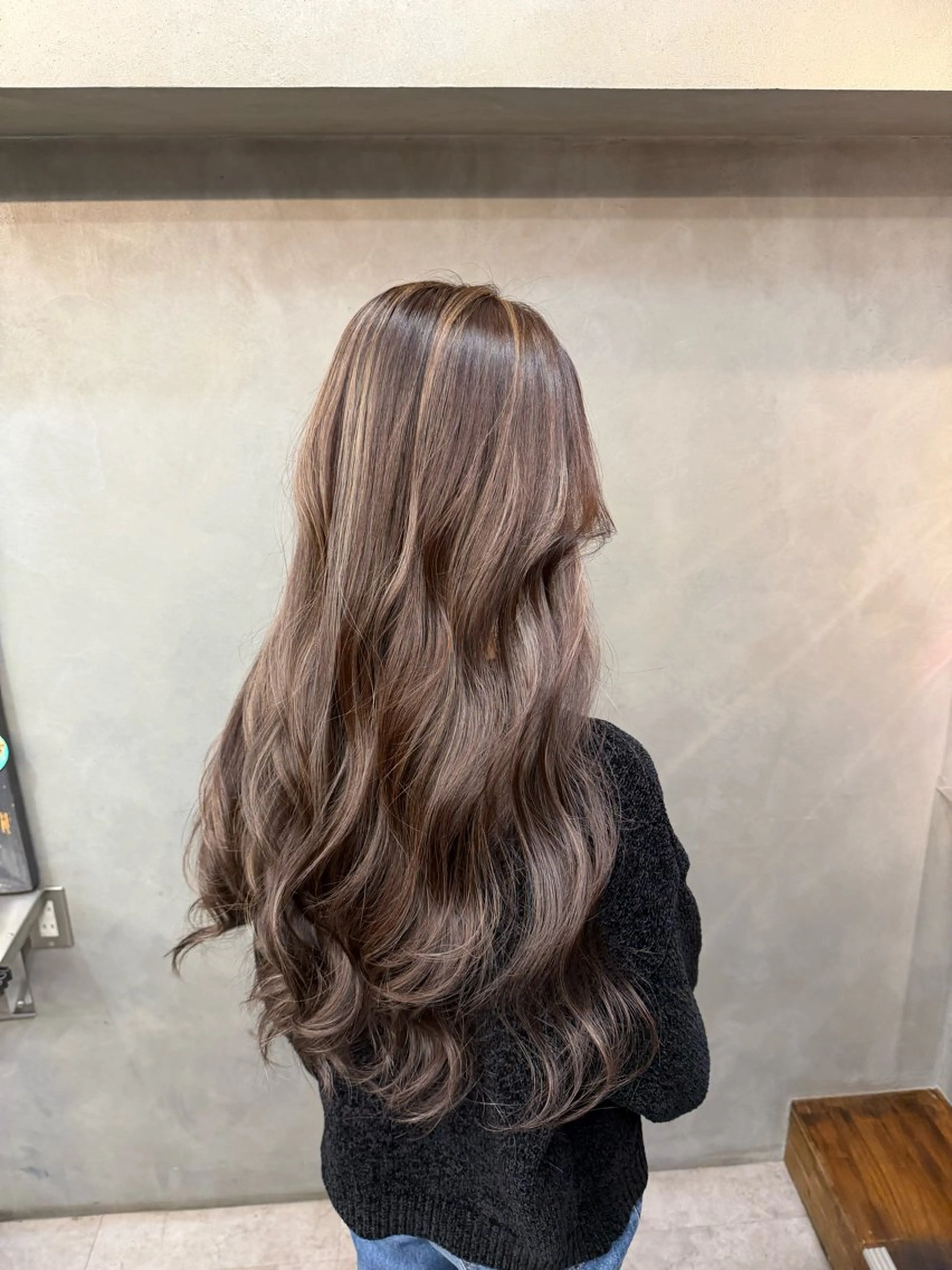 ロング ハイライト ヘアカラー エクステ/コーンロウ KURUMI⛓️🔥のヘアスタイル