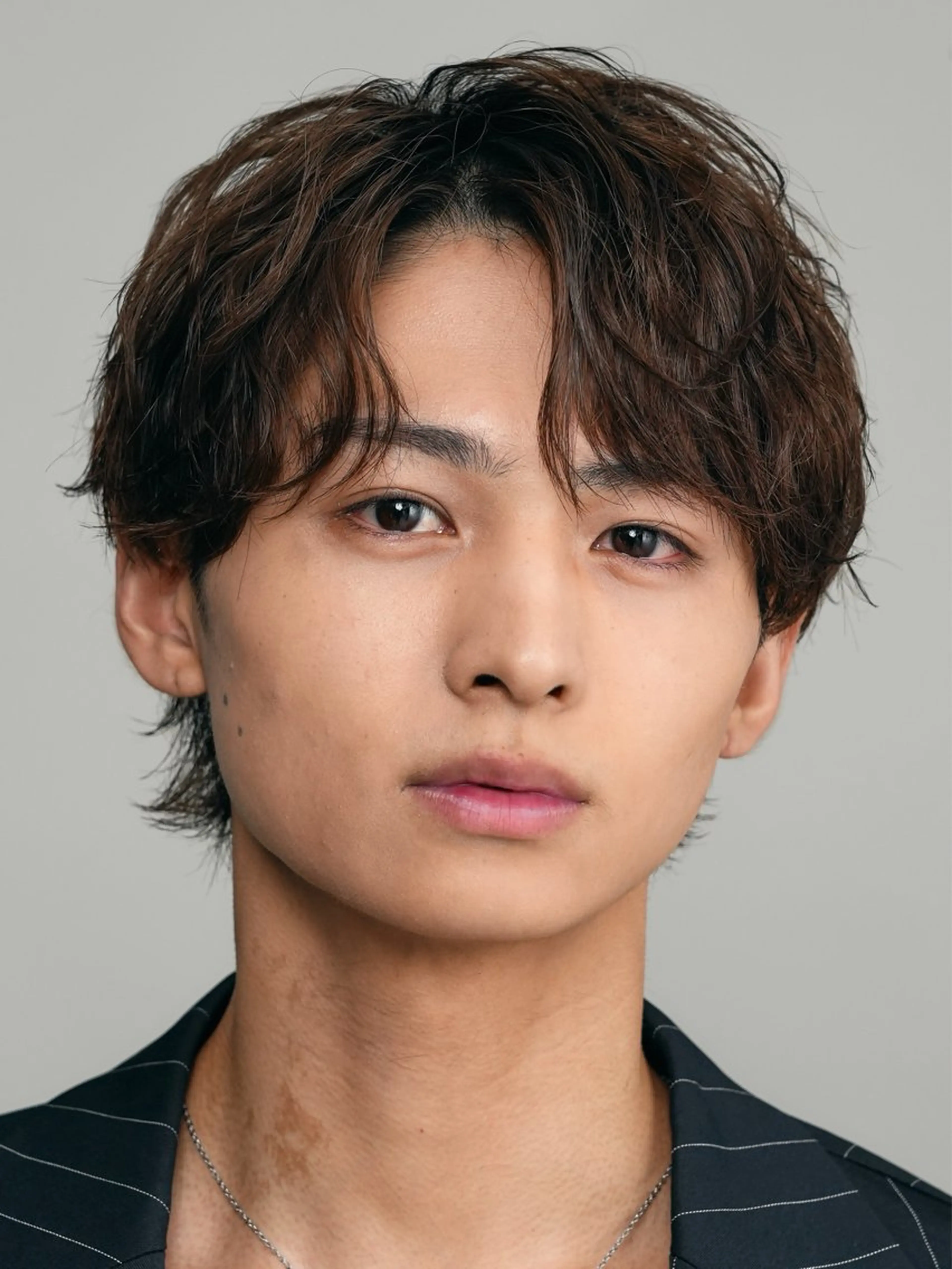 パーマ メンズ 原宿波巻きスパイラル パーマTOSHIのヘアスタイル