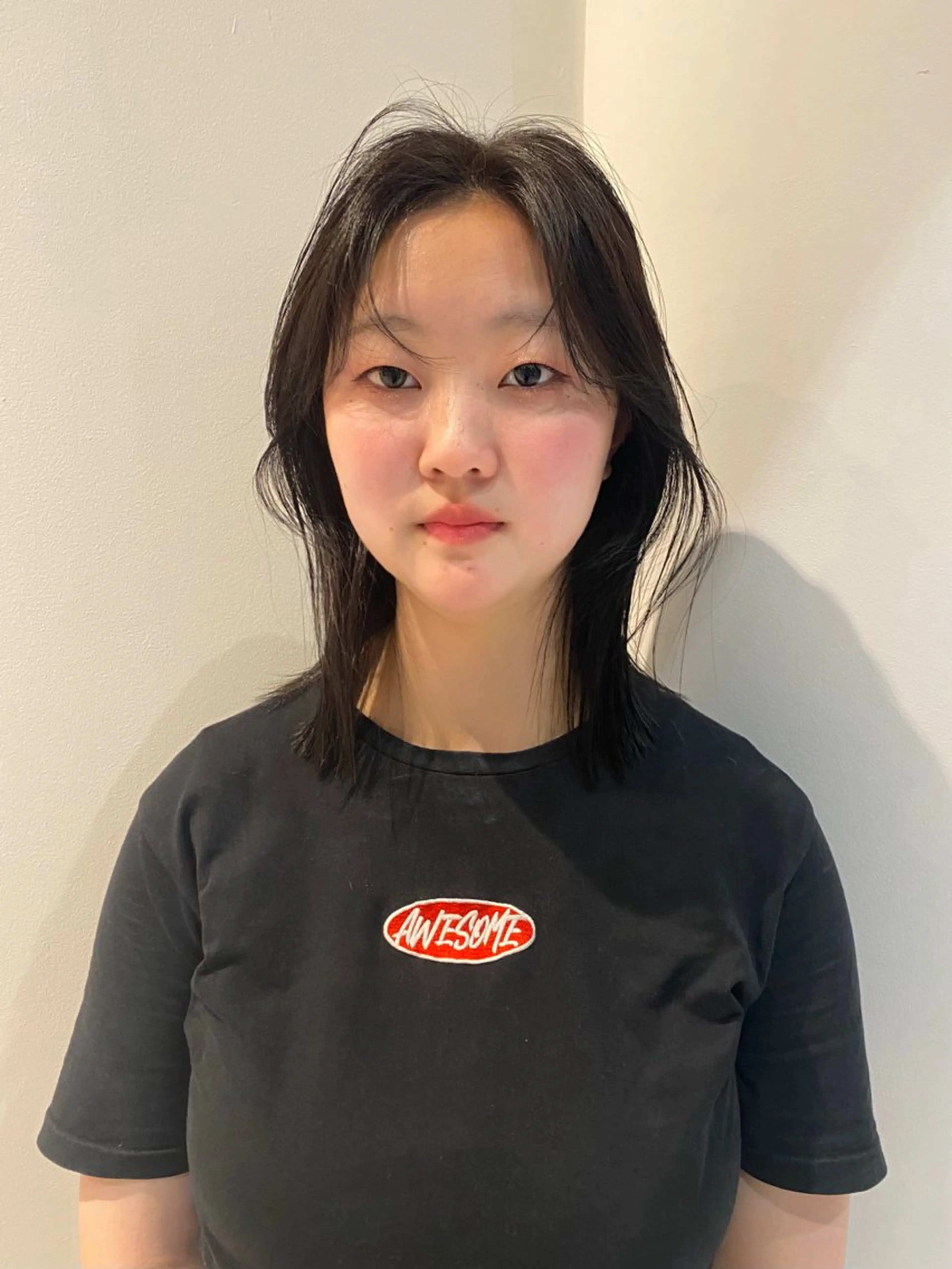 ミディアム カラー パーマ 縮毛矯正 カット ヘアカラー 縮毛矯正 トリートメント mai / linoah˚✧のヘアスタイル