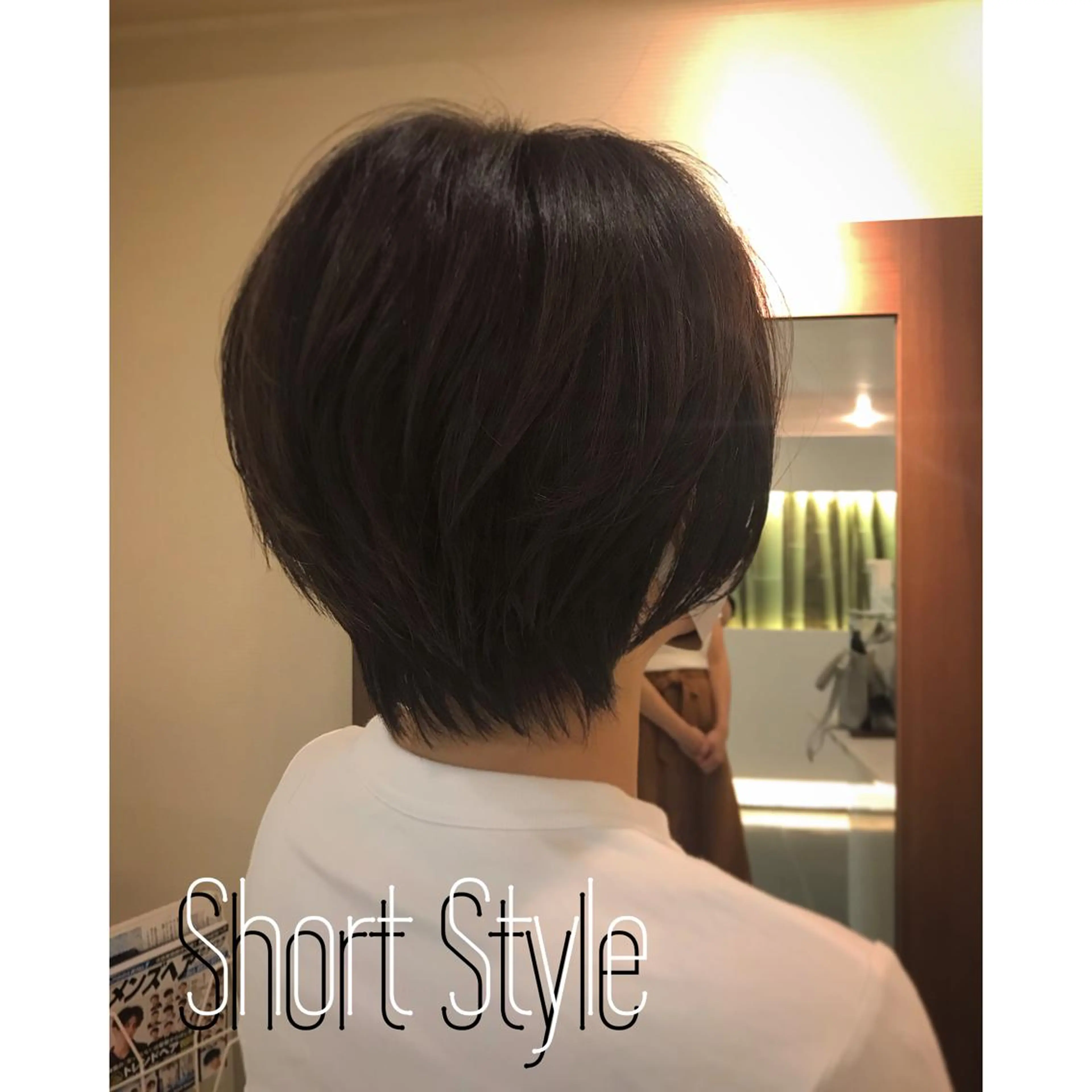 ショート カラー くびれヘア 似合わせカット ショートヘア カット ヘッドスパ チーフデザイナー 若林　麻衣のヘアスタイル