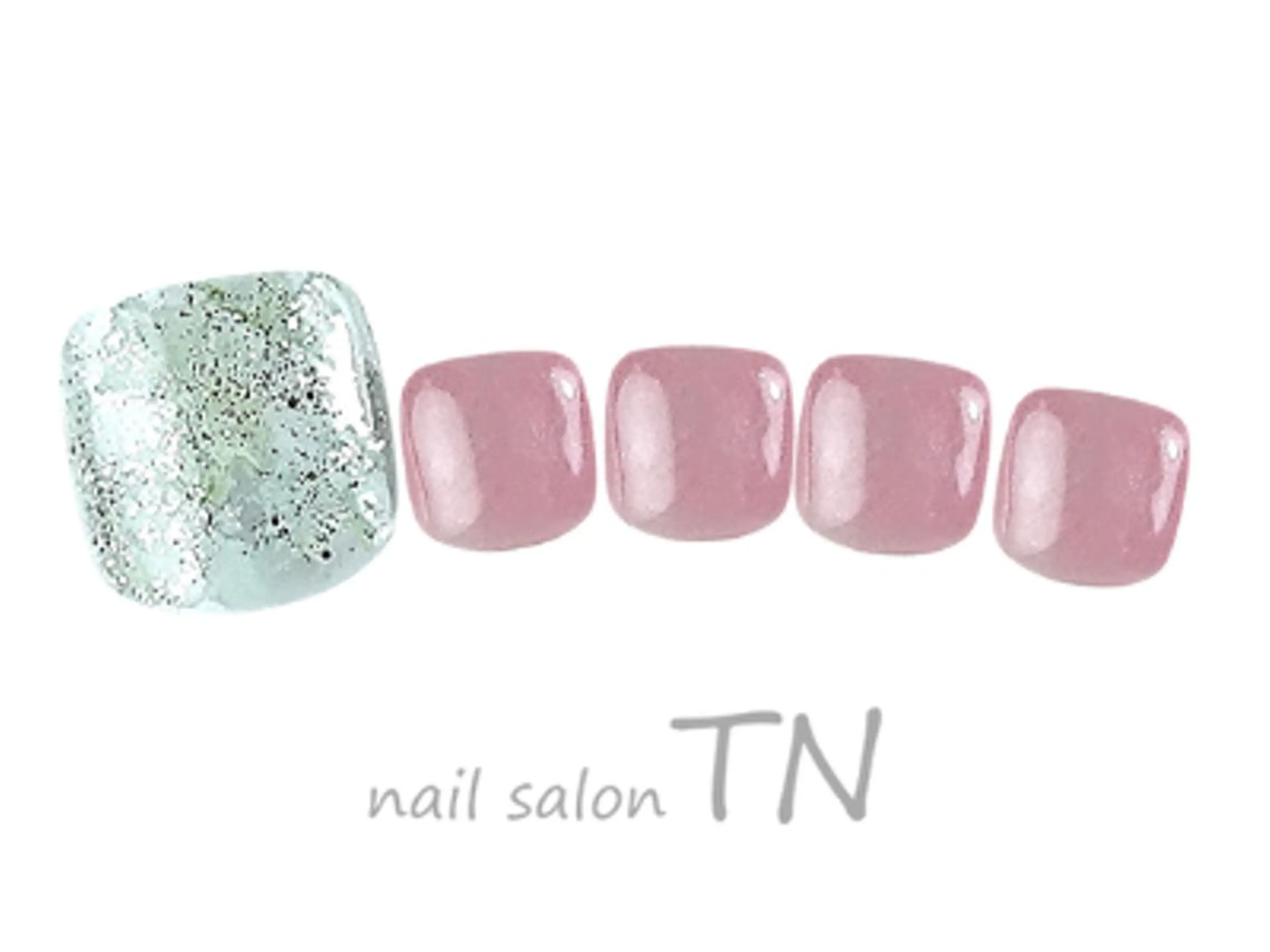 ネイル フットネイル 中島 実穂のネイルデザイン