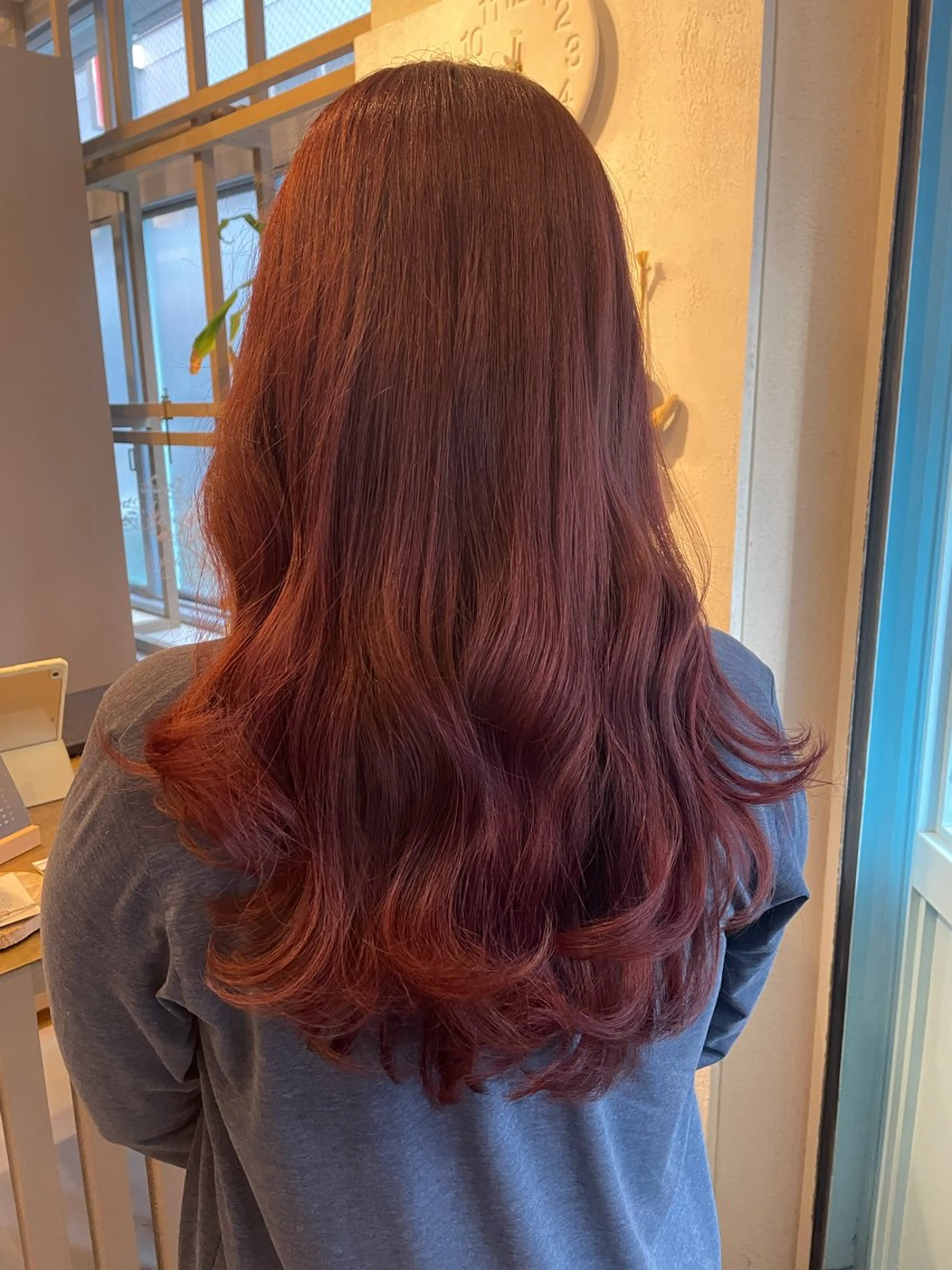 ロング カラー 【髪質改善】【美髪】 【ツヤ髪】ほしのちりのヘアスタイル