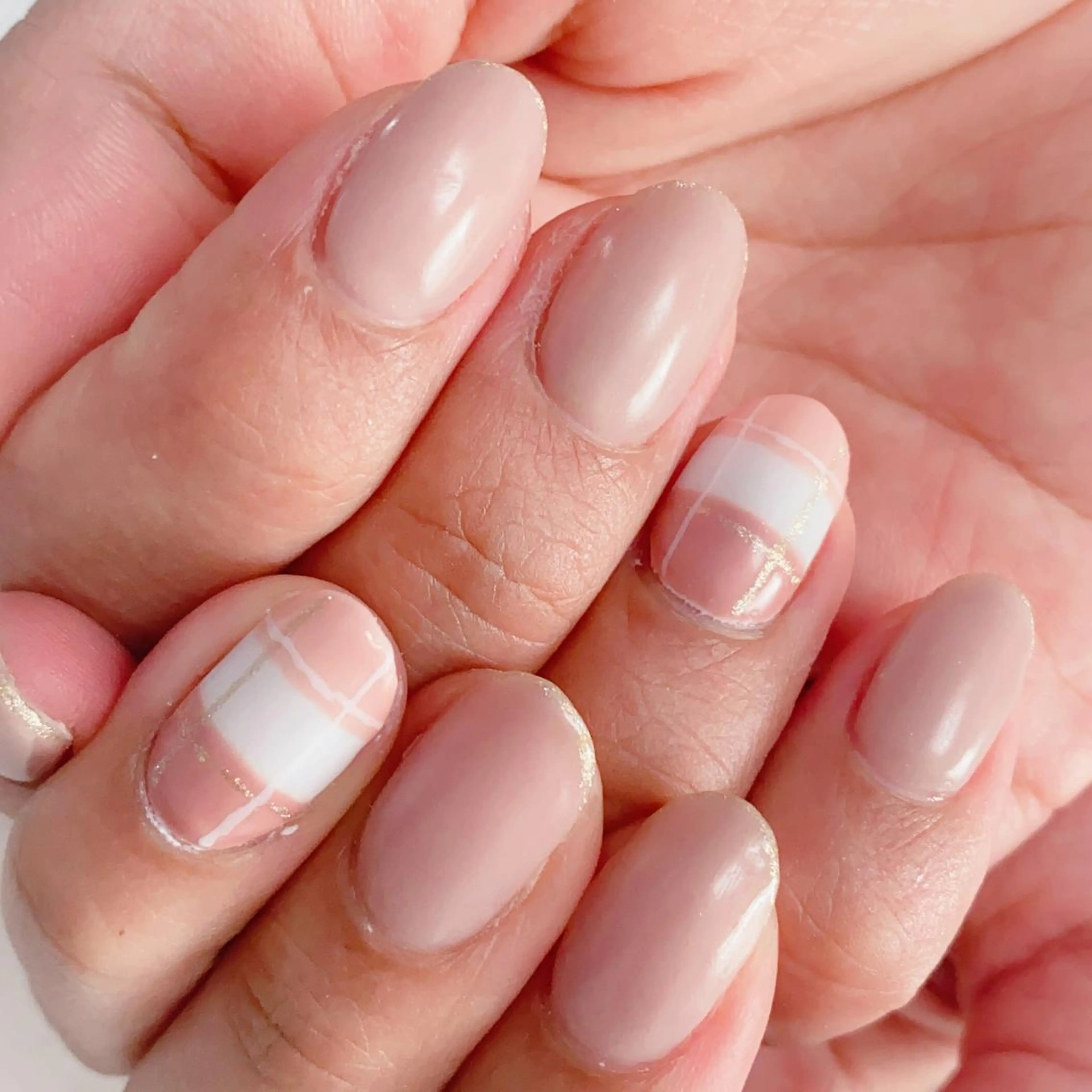 ネイル ラメ(グリッター) 鹿島台ネイルサロン/ 長さだし◎のネイルデザイン