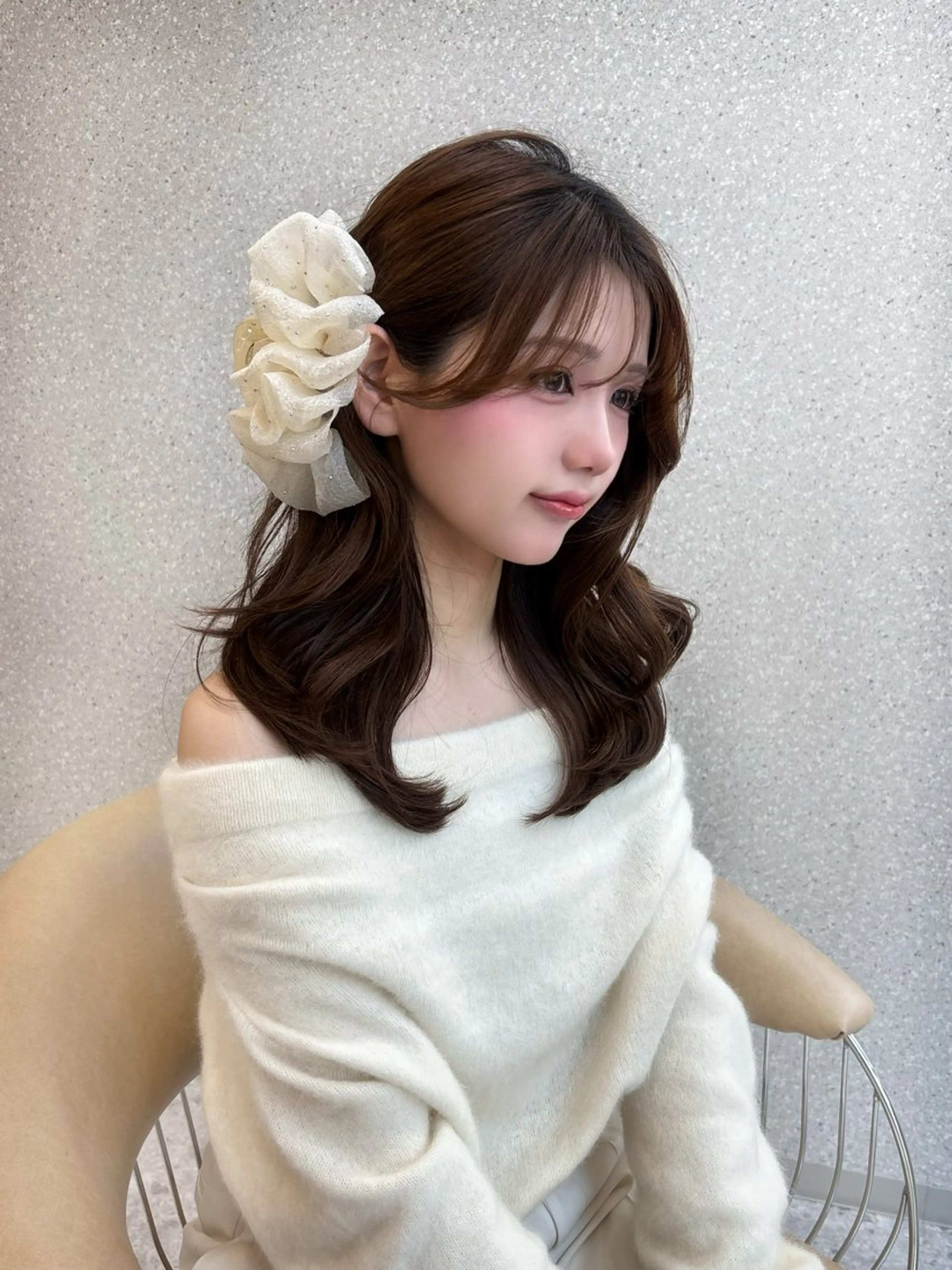 ロング カット ヘアカラー 天神美容室 🎀hinaのヘアスタイル