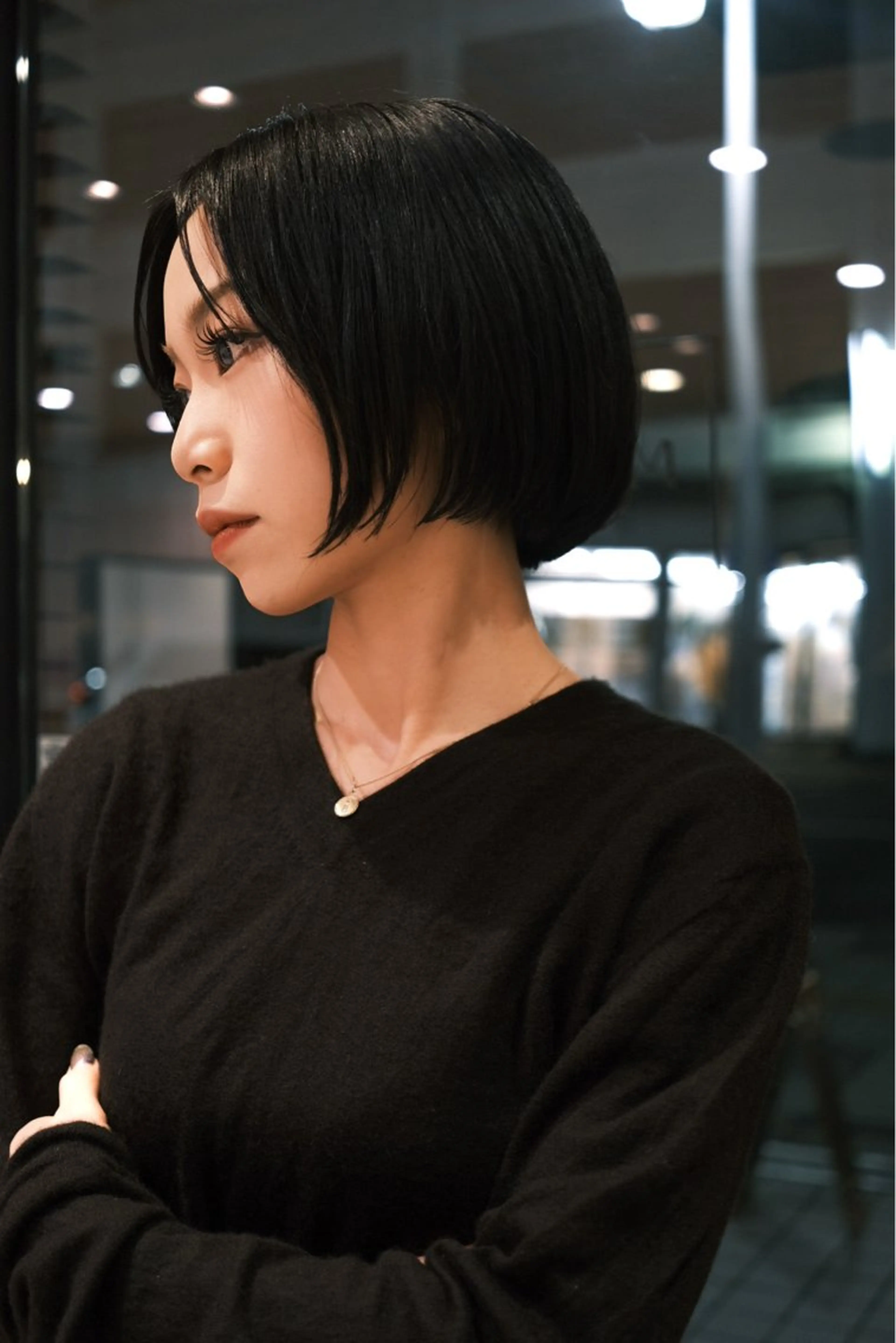 ショート カラー ショートボブ ボブ ショートヘア カット 似合わせ レイヤー須川のヘアスタイル