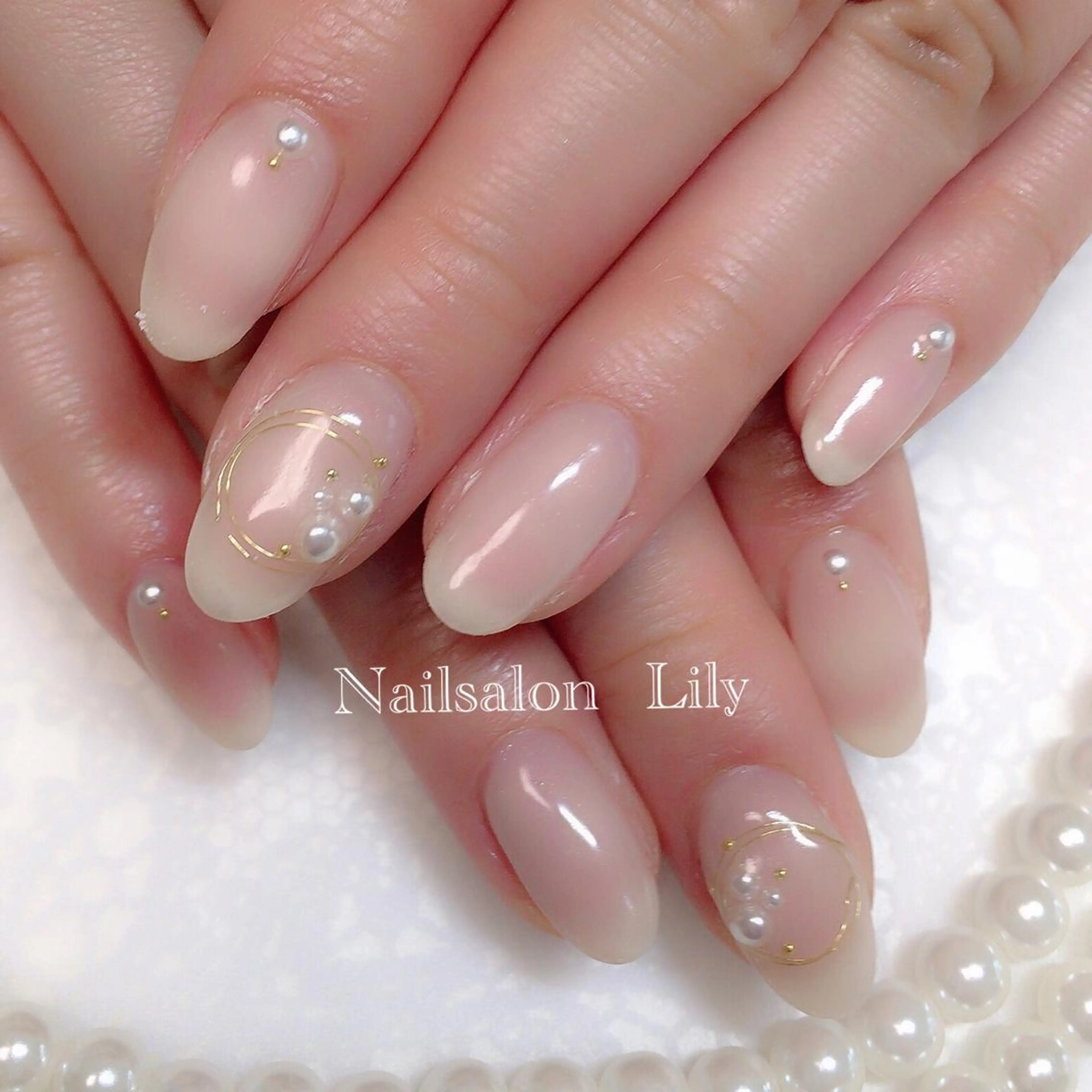 ネイル クリアネイル Lily*nail 🌻Mii🌻のネイルデザイン