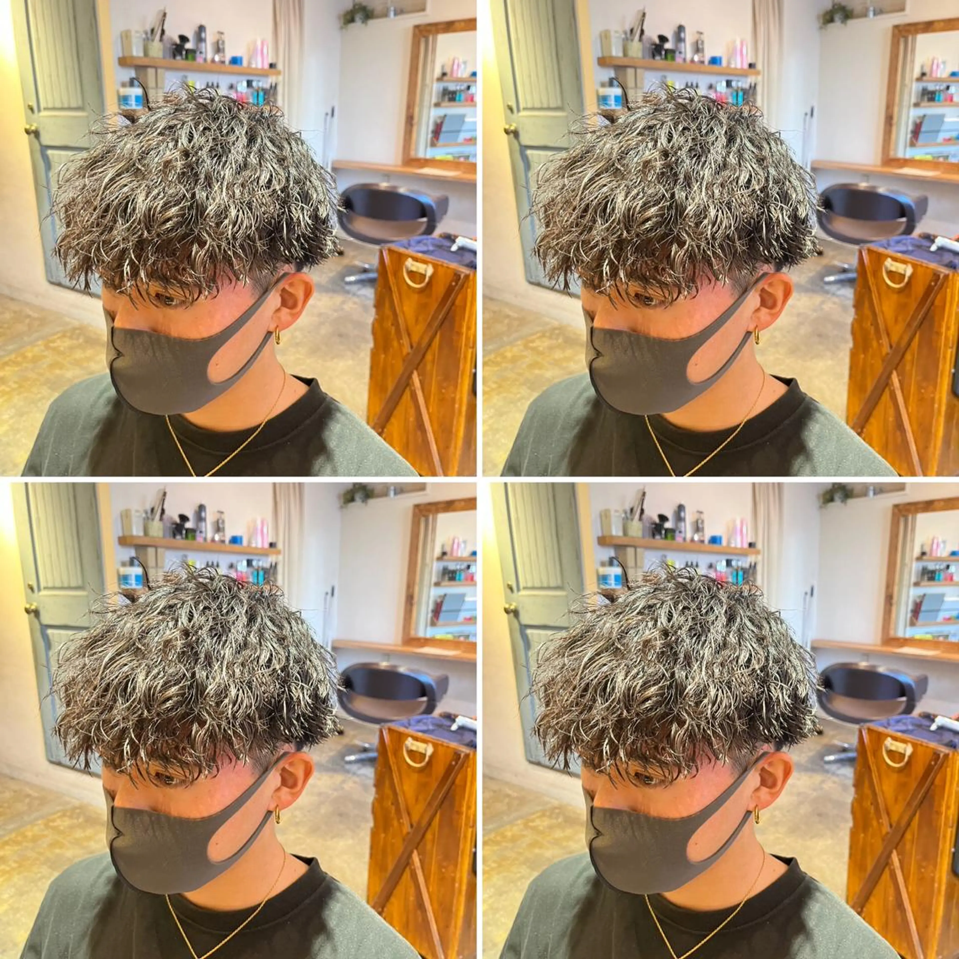 パーマ メンズ カット パーマ トリートメント ヘアセット 💈メンズパーマ特化 店長望月謙二郎💈のヘアスタイル