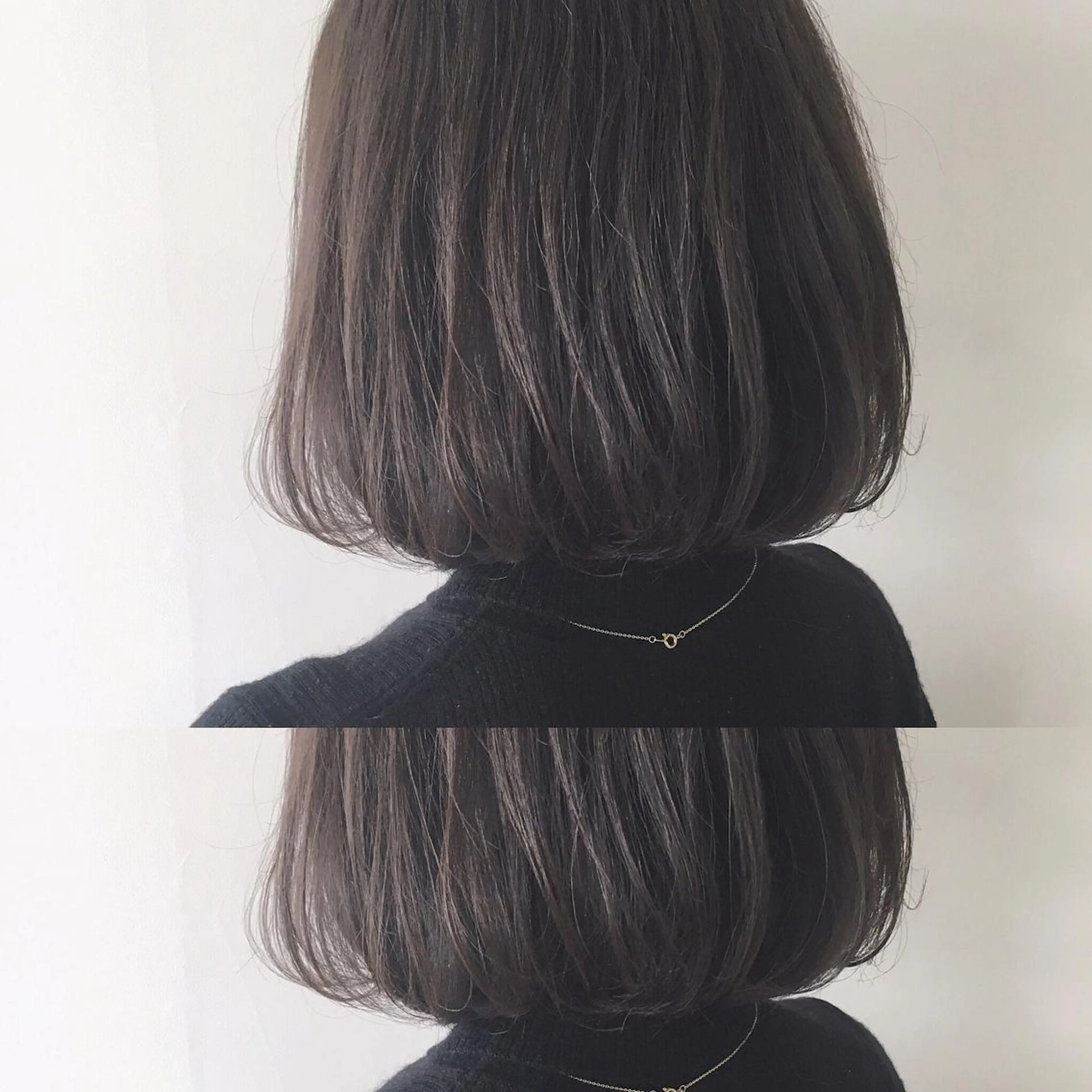 ミディアム アッシュ ボブ/レイヤー 🌟梅田盛一🌟のヘアスタイル