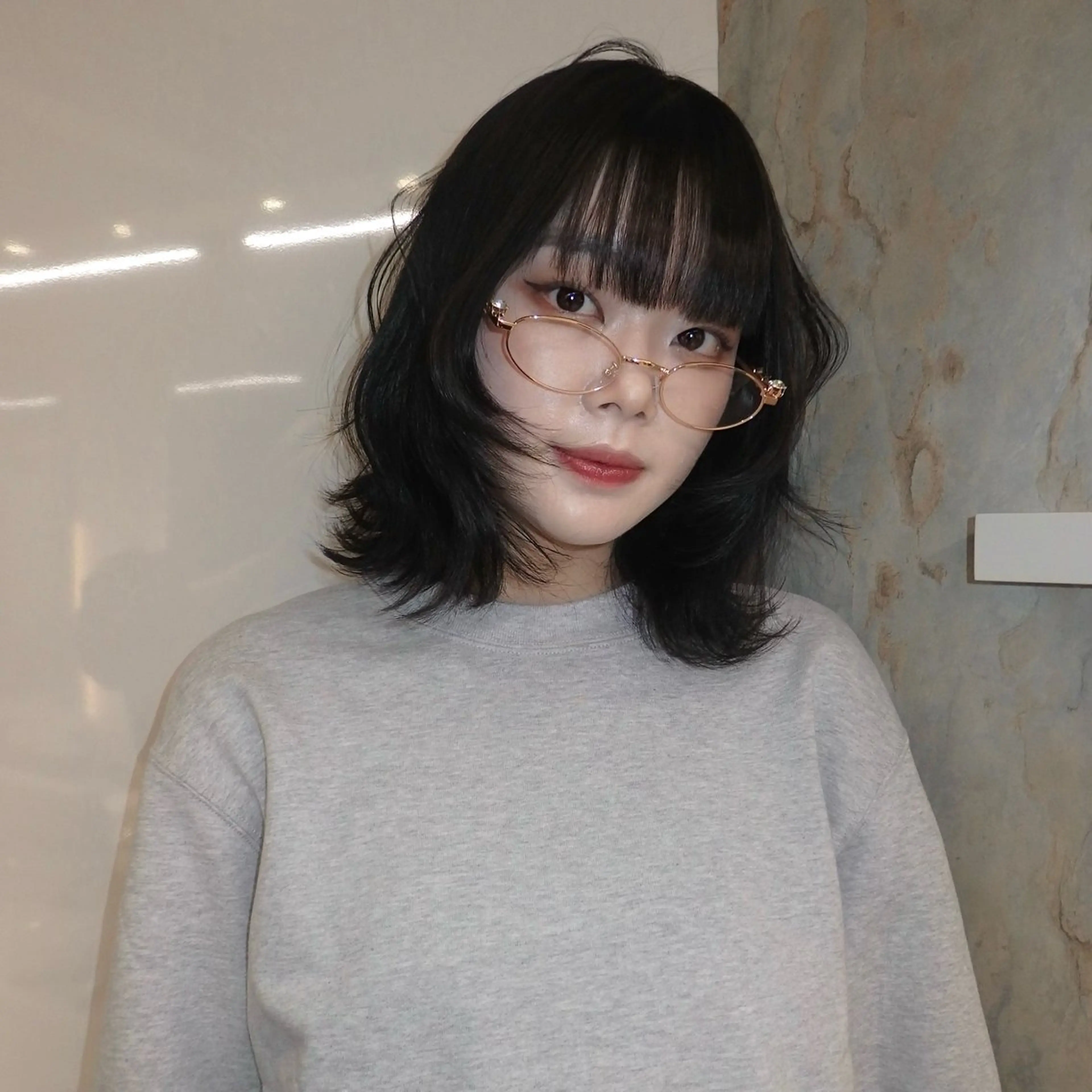 ミディアム 表参道 透明感カラー kanako✧*｡のヘアスタイル