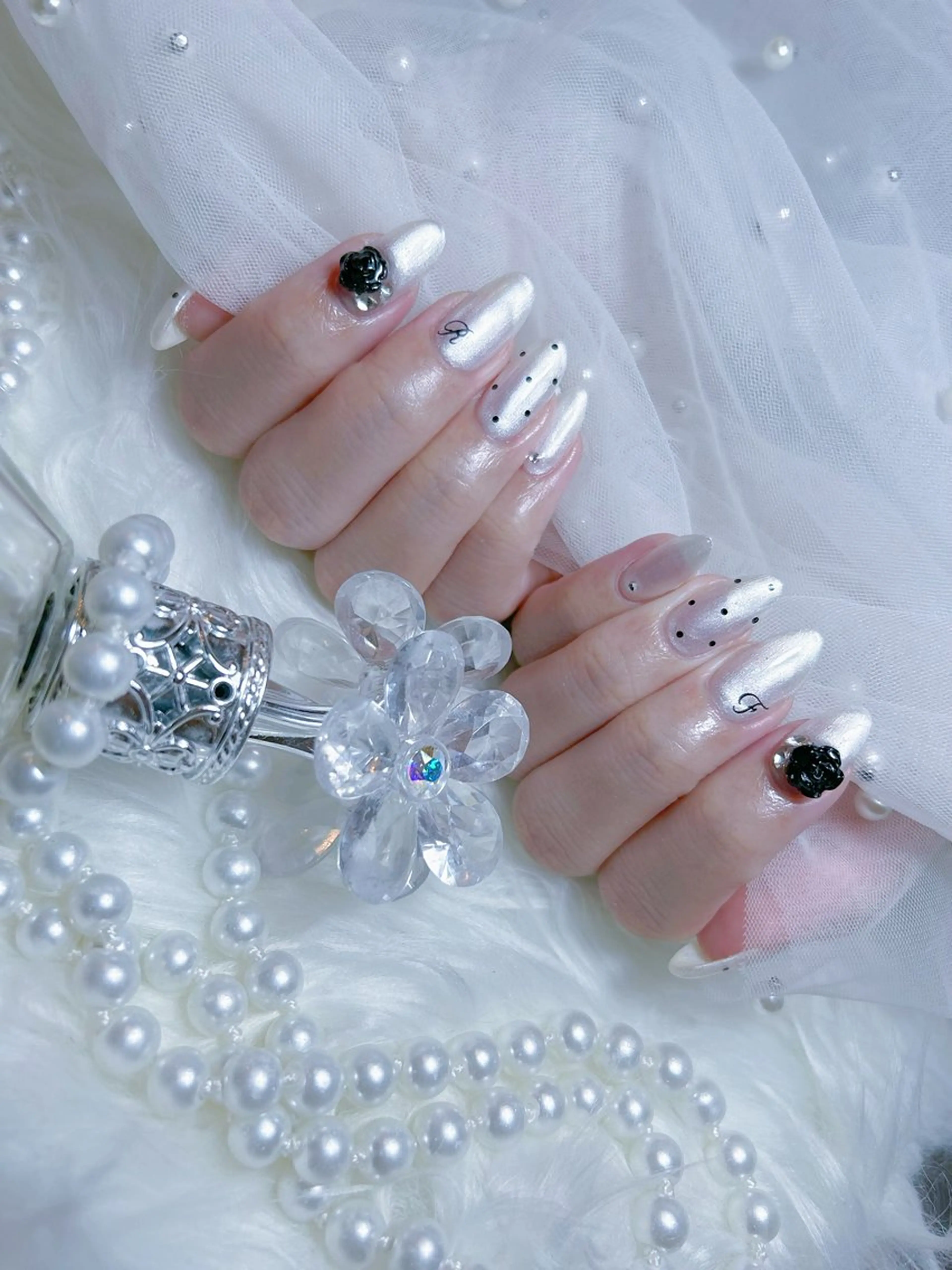 ネイル ハンドネイル Yudia🩵 Yuiのネイルデザイン