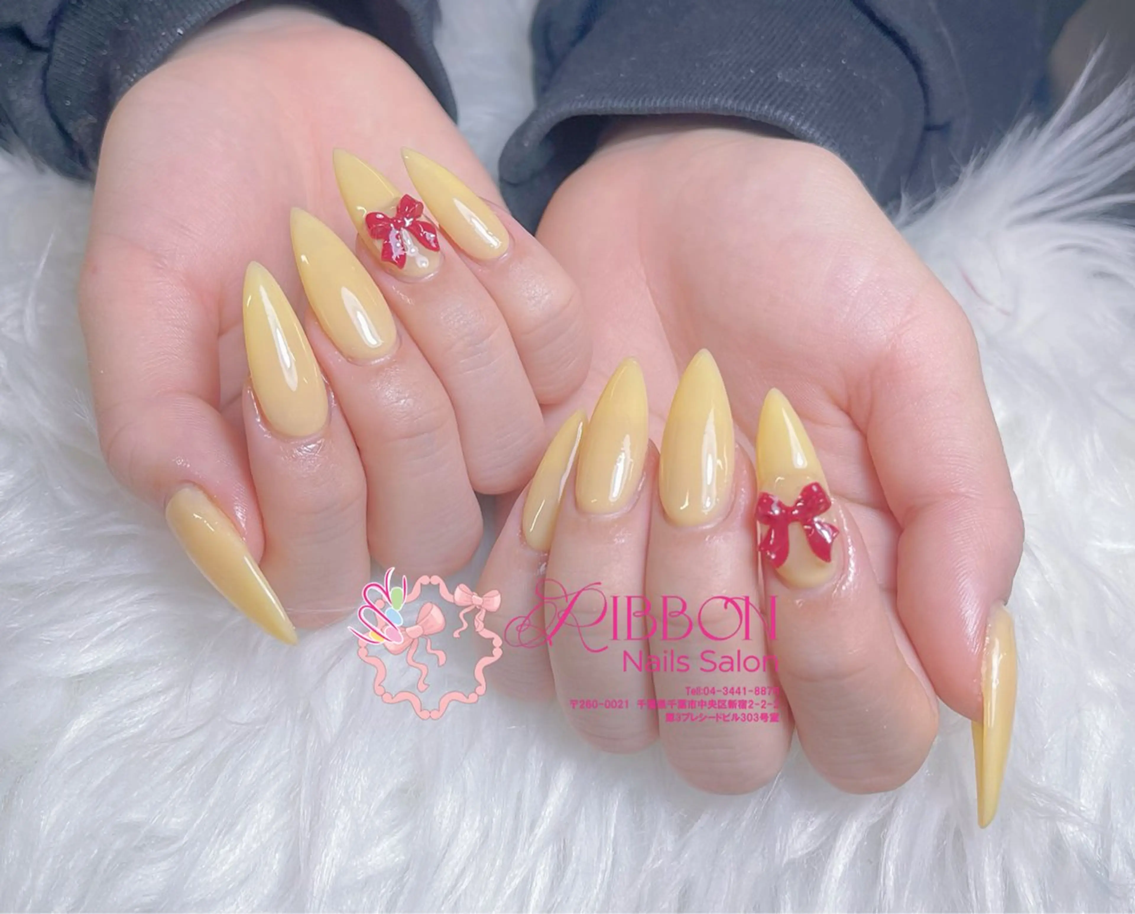 ネイル フレンチネイル ジェルネイル マグネットネイル 持ち込み ニュアンスネイル ハンドネイル Ribbonnail salonのネイルデザイン
