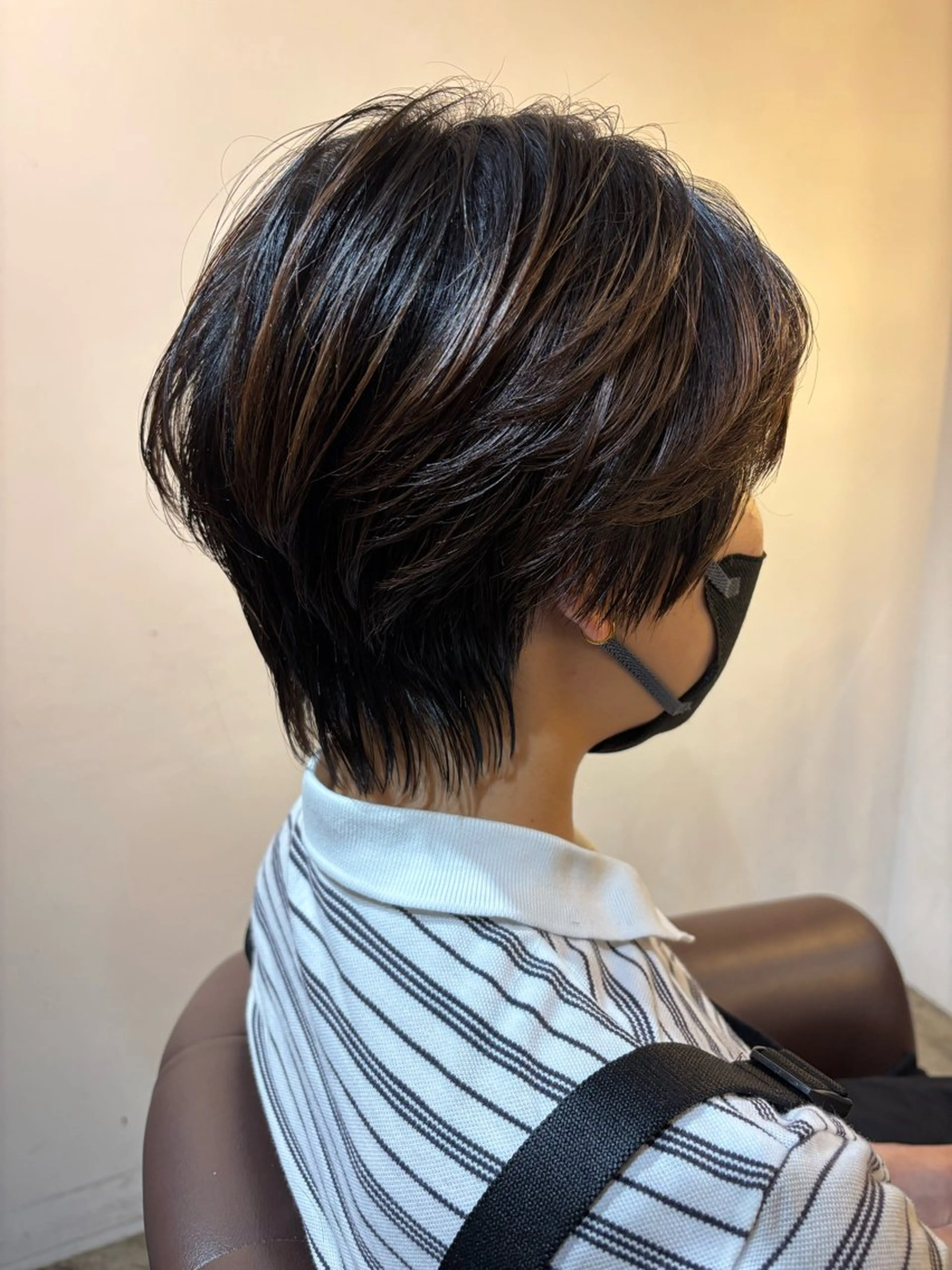 ショート ショートヘア ウルフカット 🌀メンズパーマ🌀 平川海夢のヘアスタイル