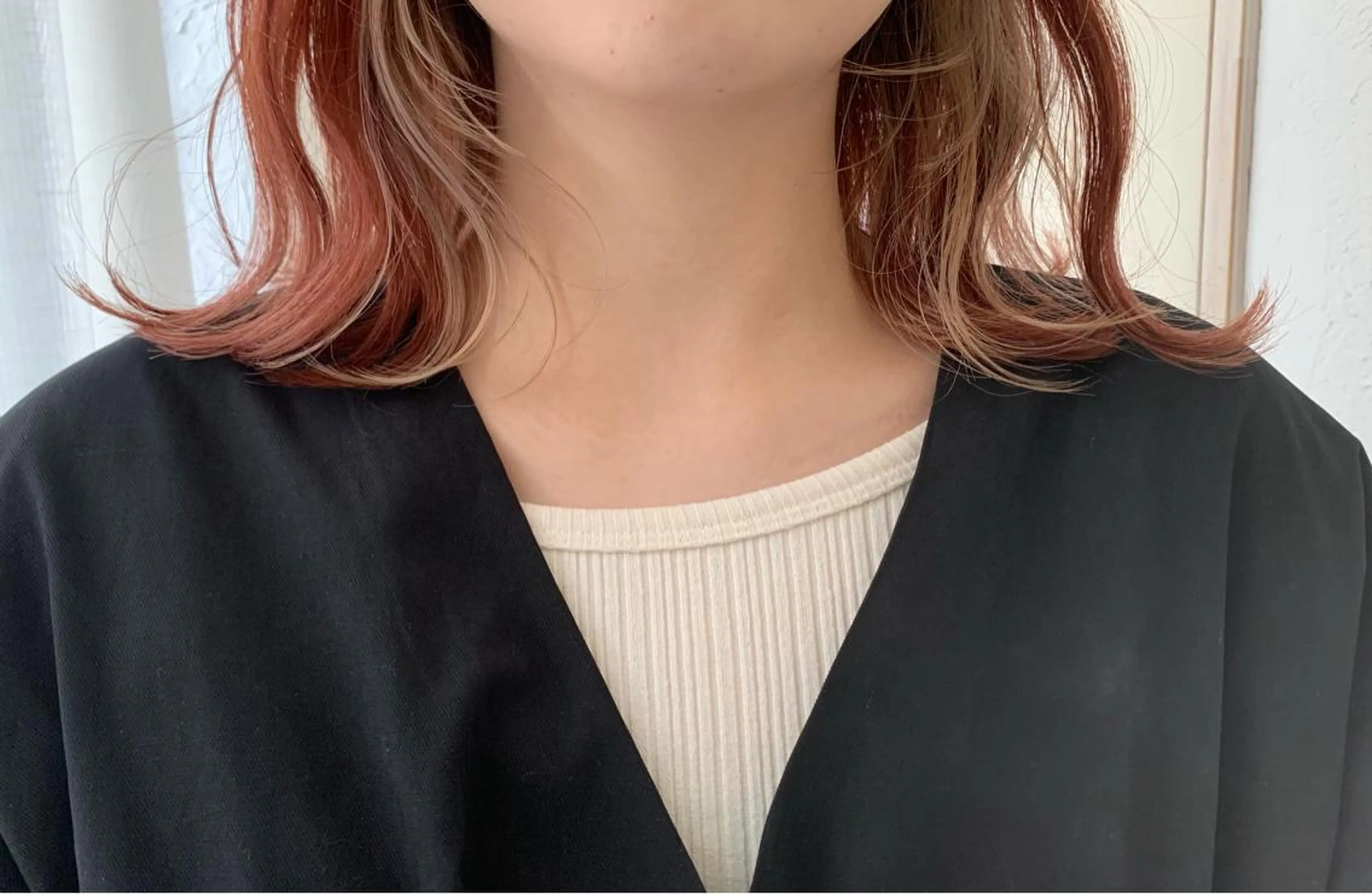 ミディアム カラー カット ヘアカラー fio マナミのヘアスタイル