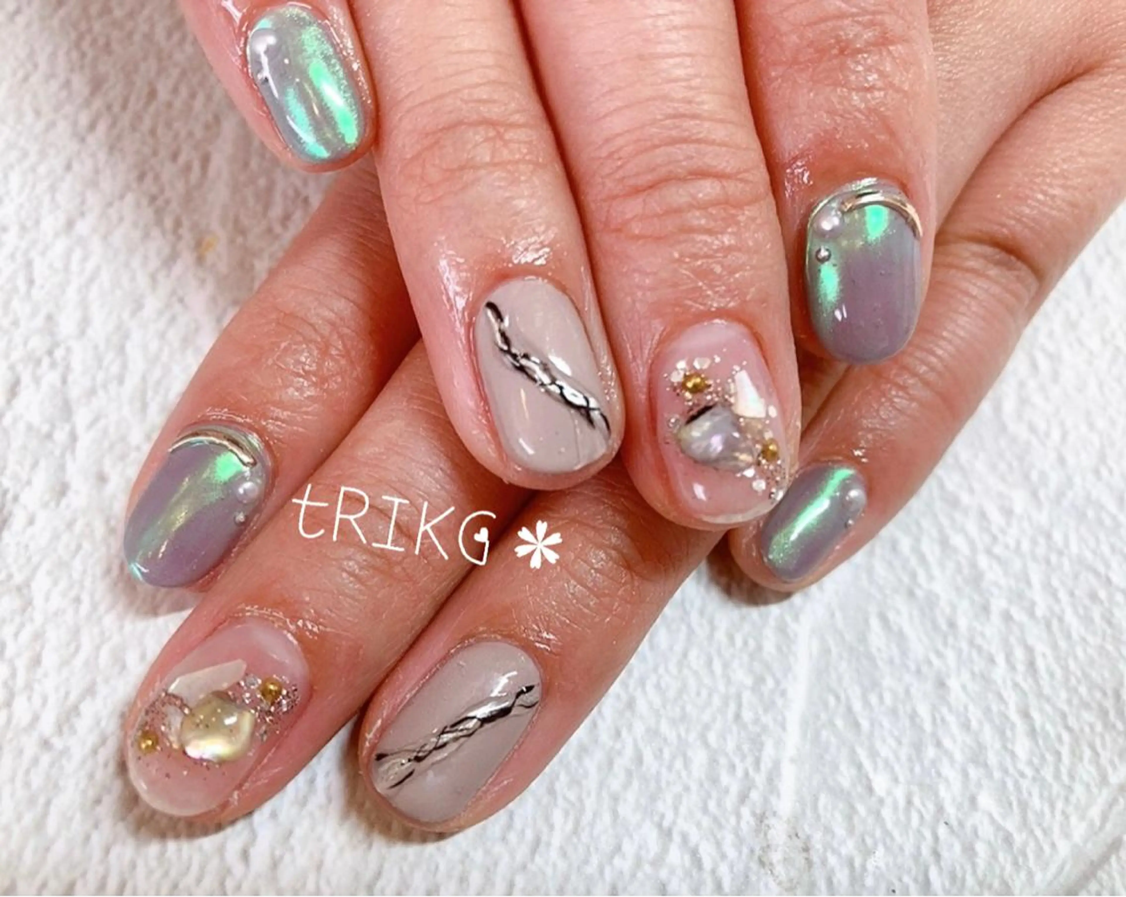 ネイル tRING＊ しいの木台のネイルデザイン