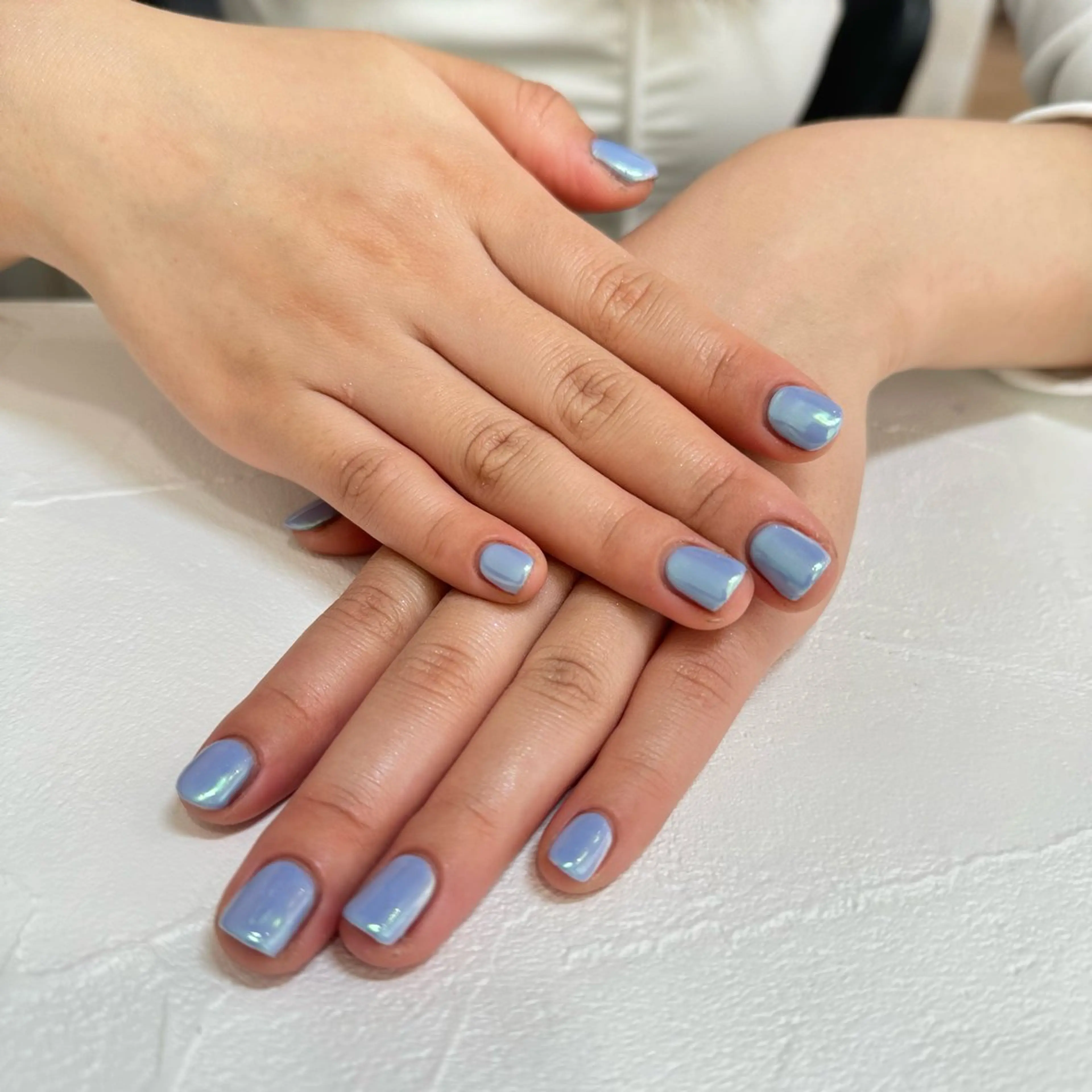 ネイル ミラーネイル ひらい さなのネイルデザイン