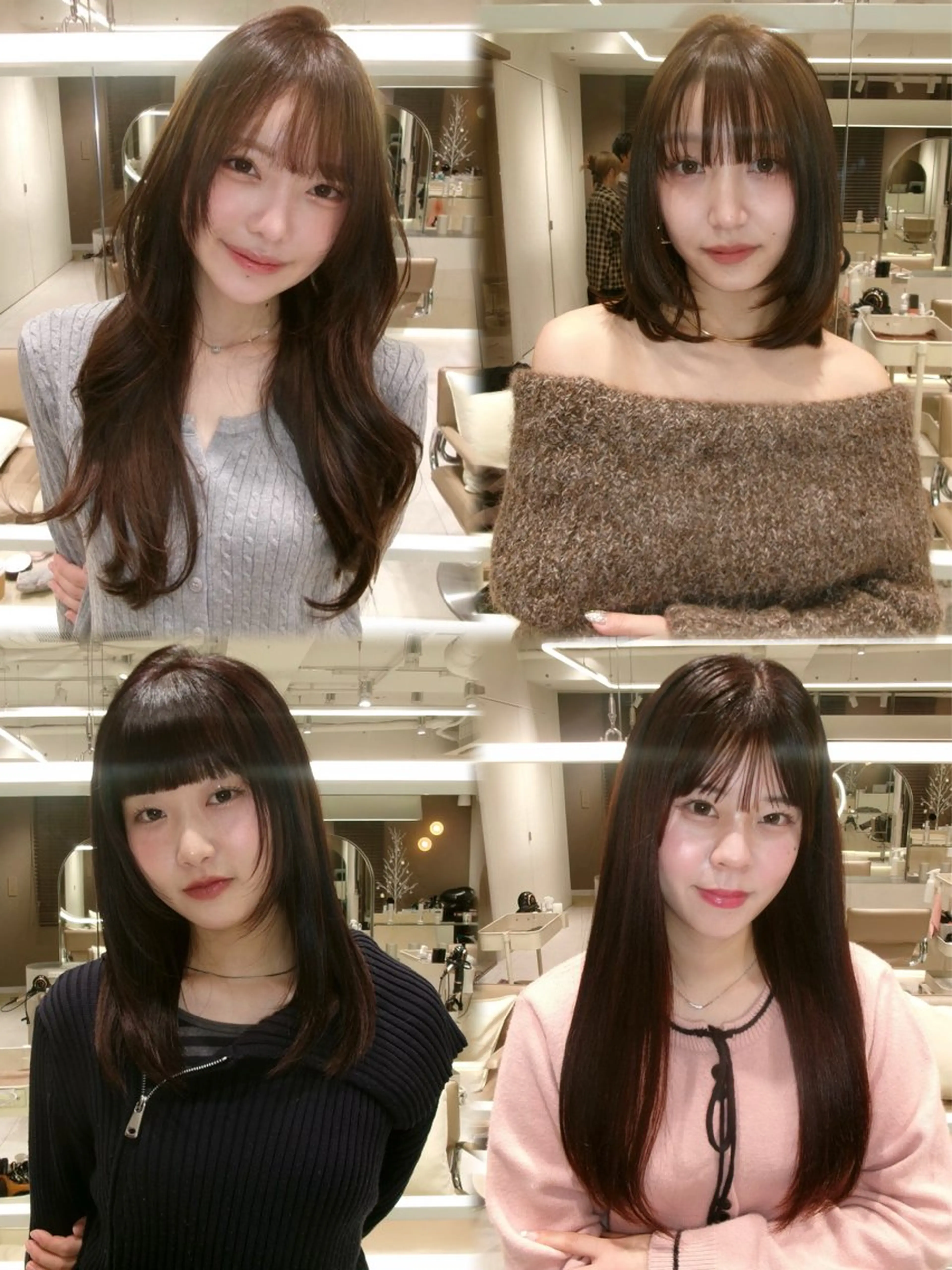 セミロング カラー 乃天 ﾉｱのヘアスタイル