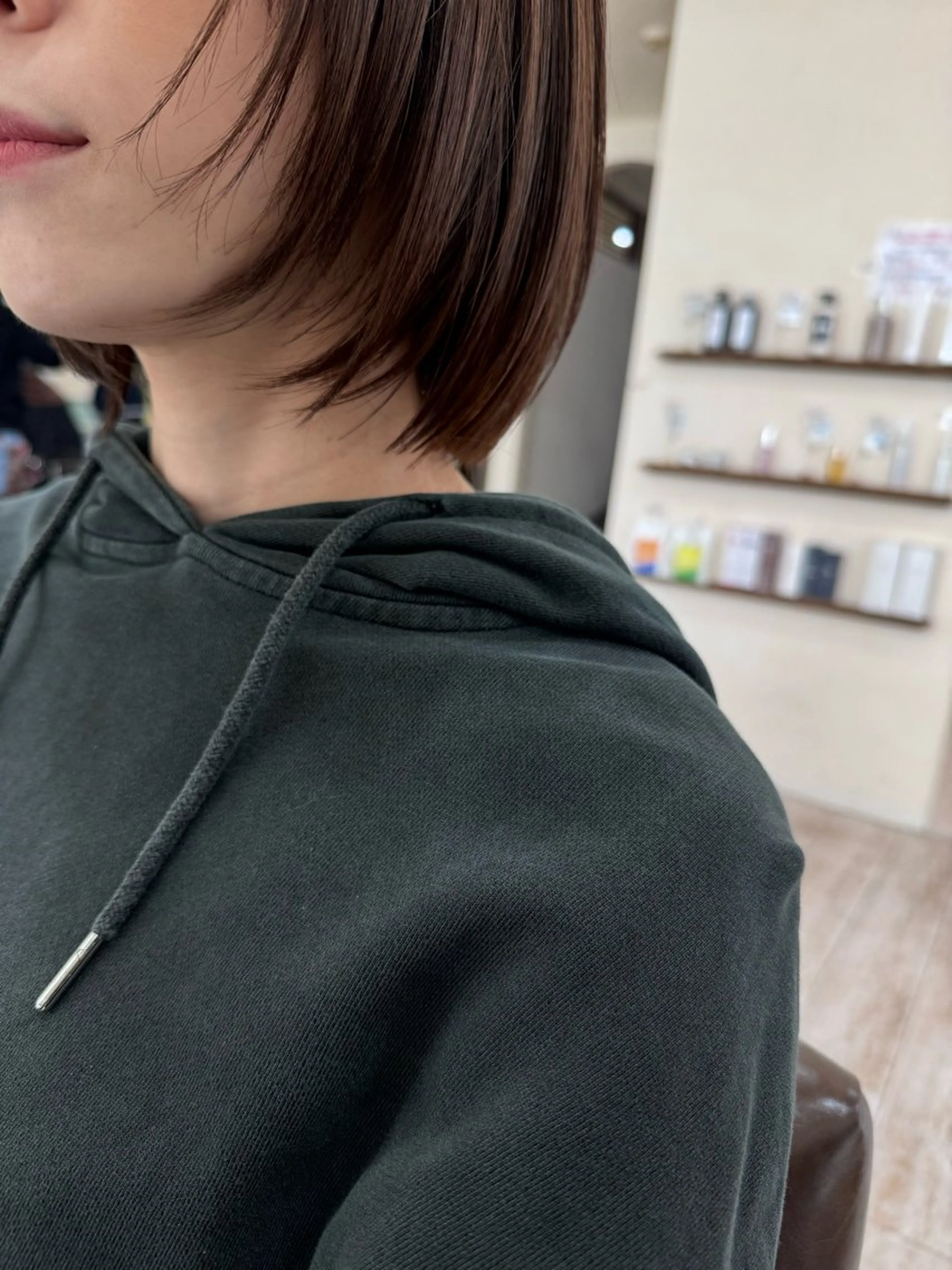 ミディアム ボブ 髪質改善 レイヤーカット カット トリートメント 新越谷noble店長 松本拓也▶◀*.のヘアスタイル