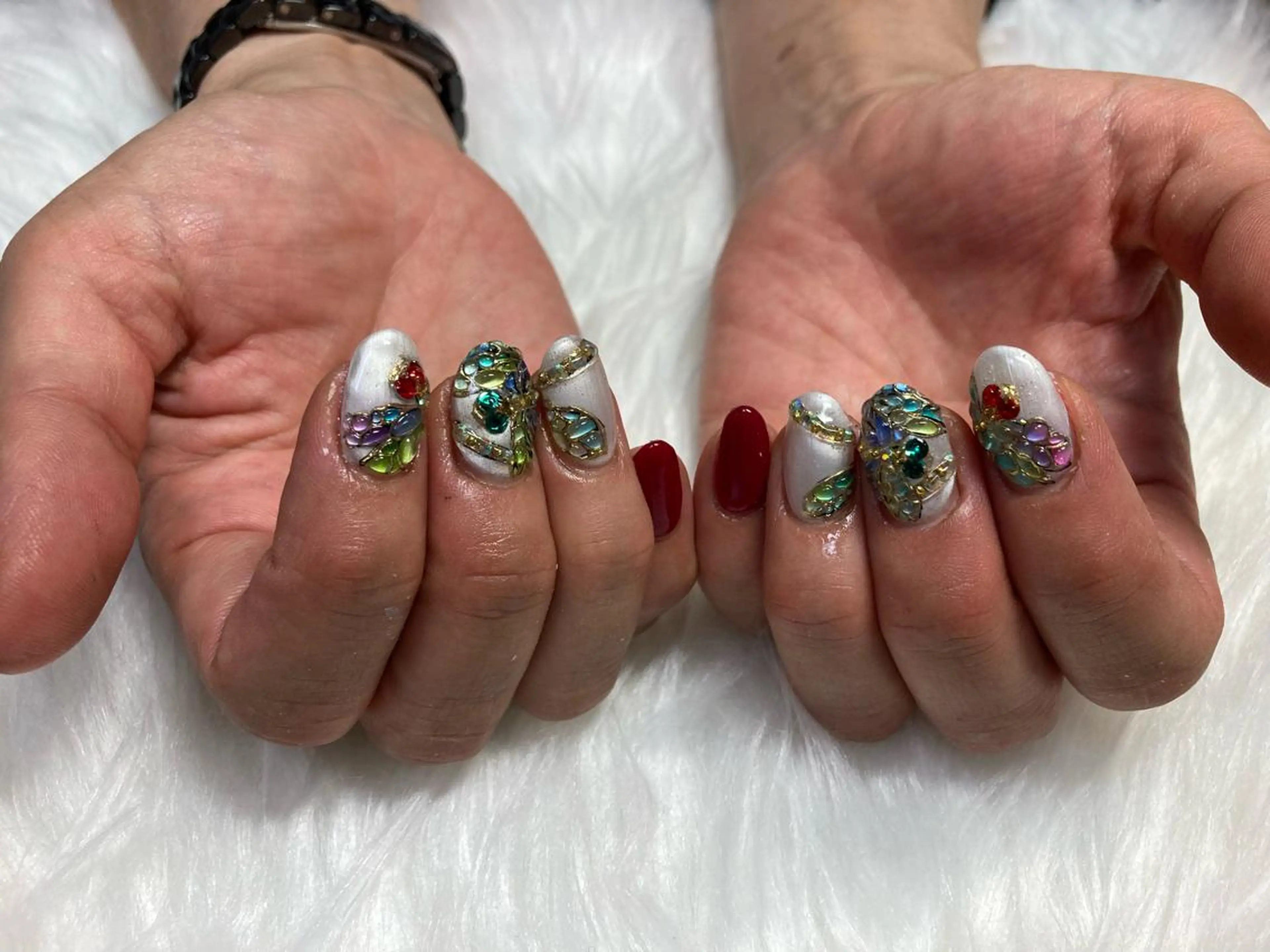 ミディアム ネイル nail yukkoのネイルデザイン