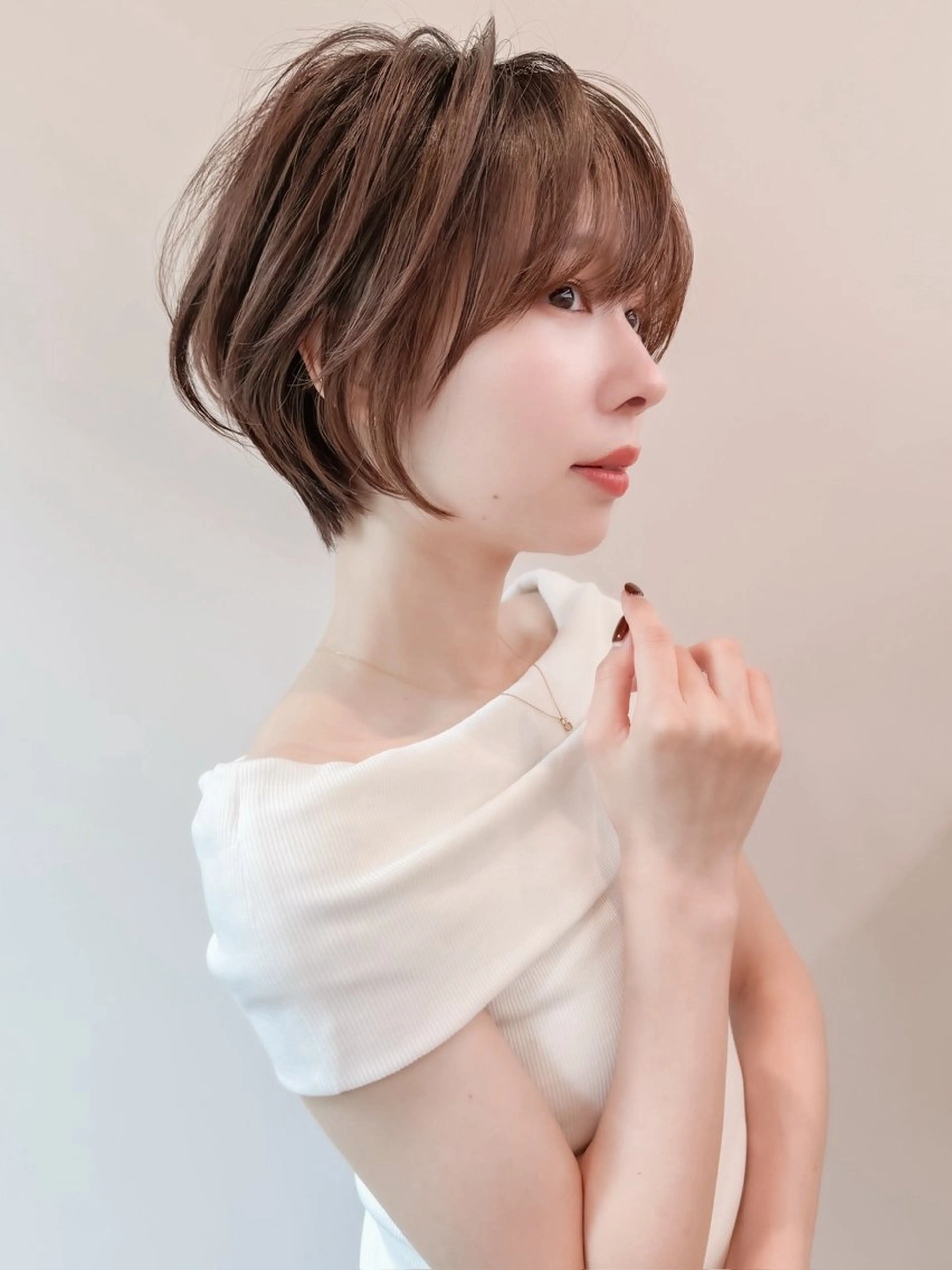 ショート カラー ボブ/ショート/ 縮毛矯正⚜️工藤昴のヘアスタイル